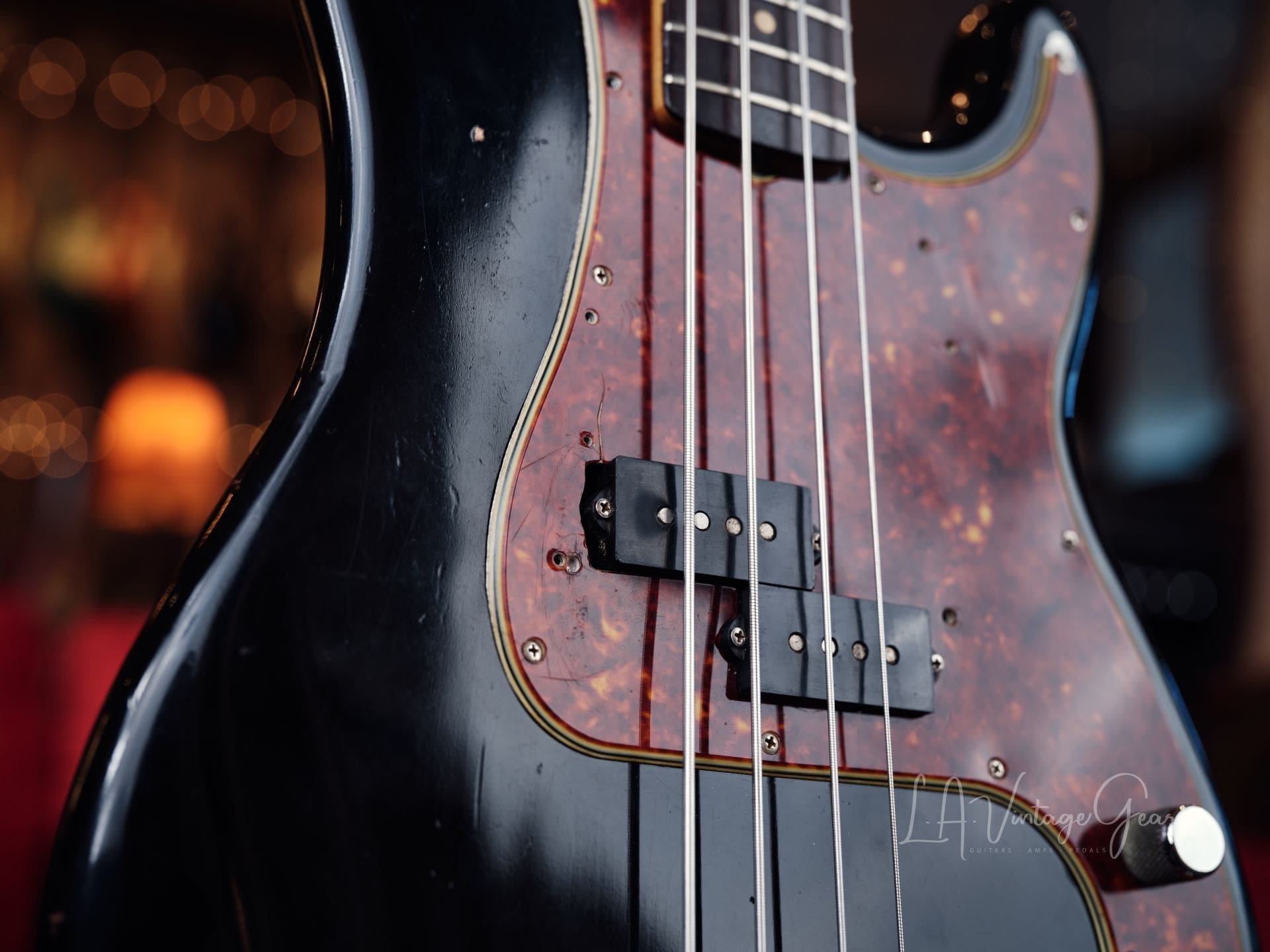 1960 Fender Precision Bass - Refinished in Black! - Image 6