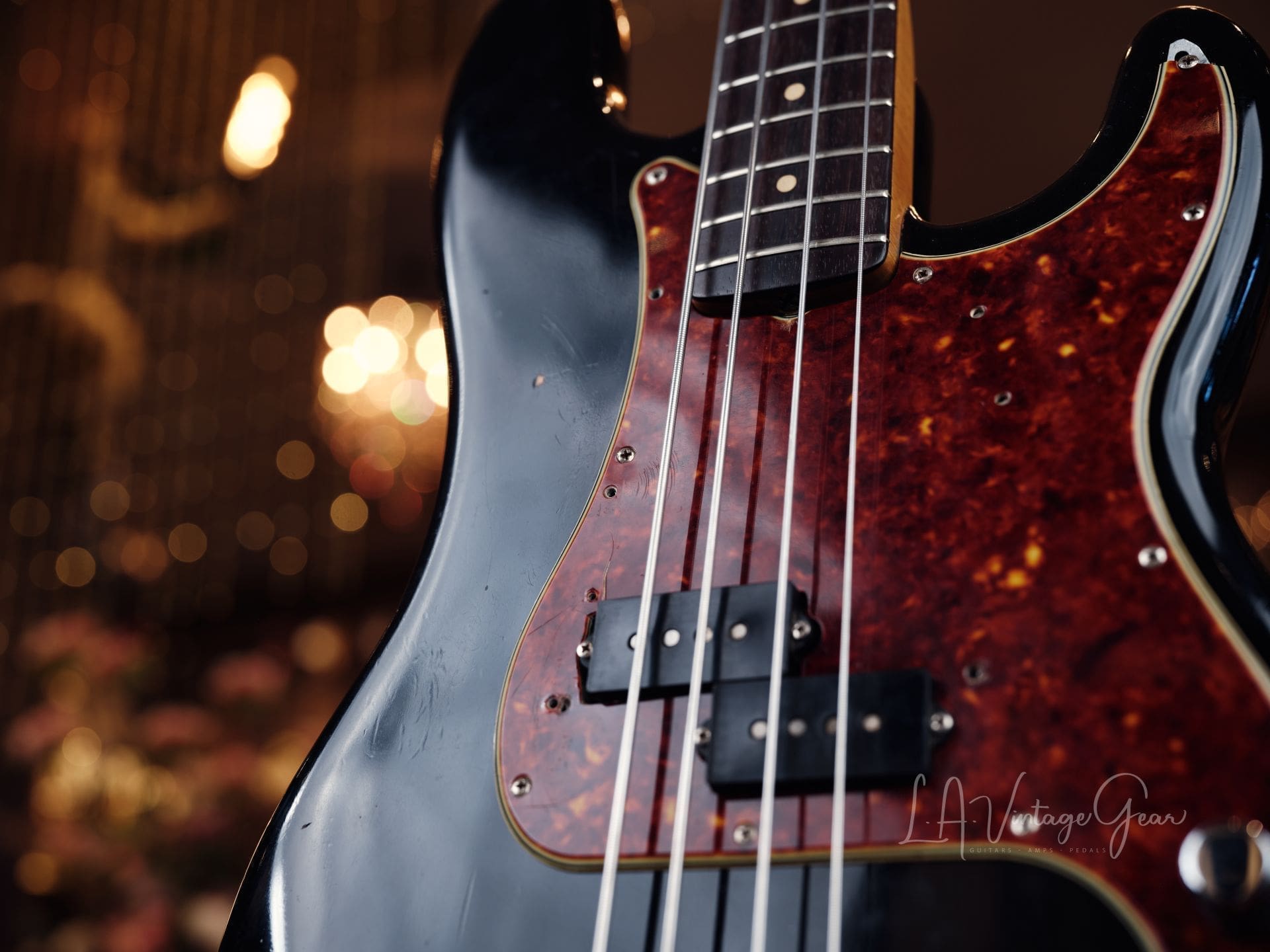 1960 Fender Precision Bass - Refinished in Black! - Image 7