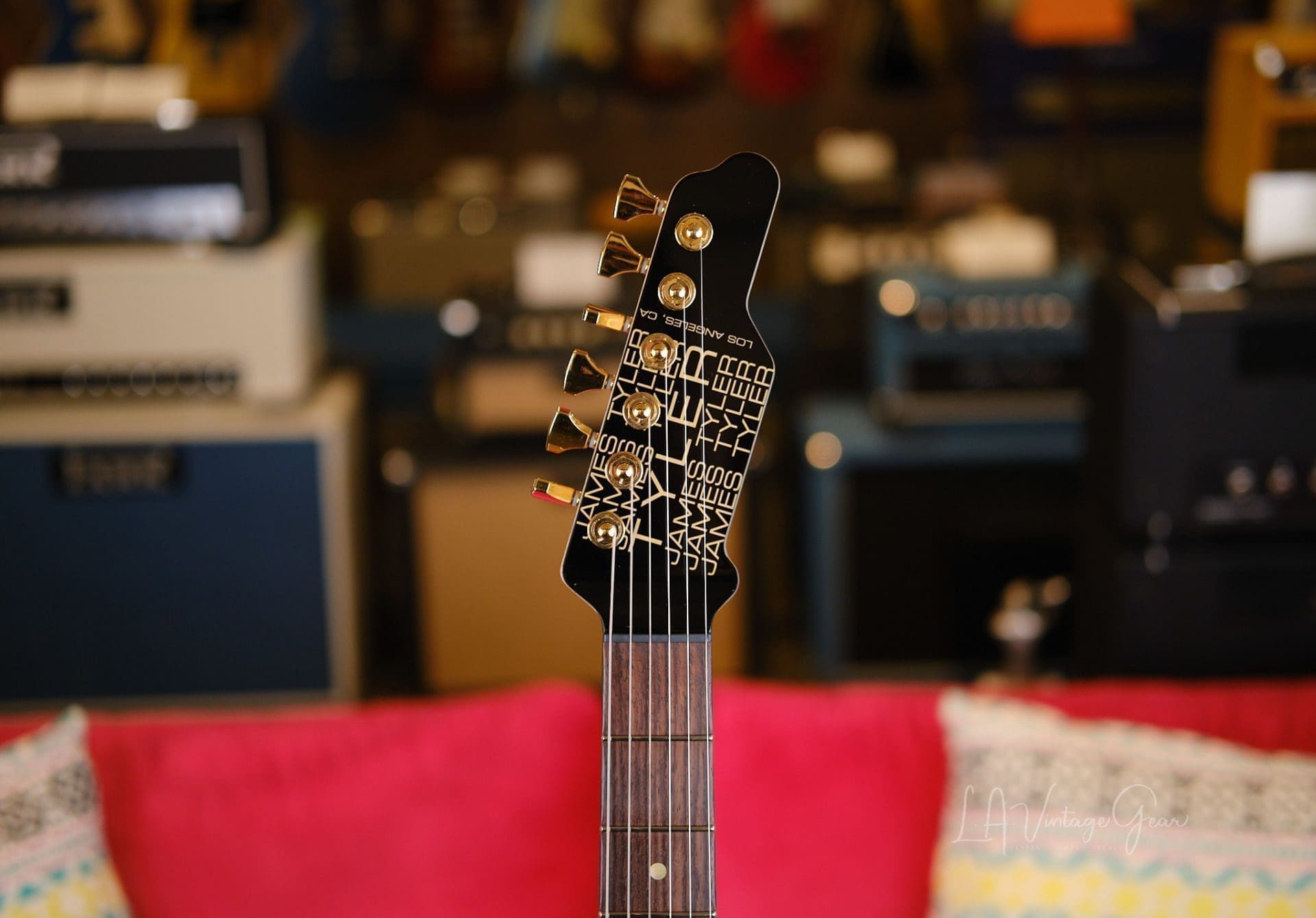 James Tyler S-Style Electric Guitar-New DAN HUFF BLACK CLASSIC in Glossy Finish! - Image 5