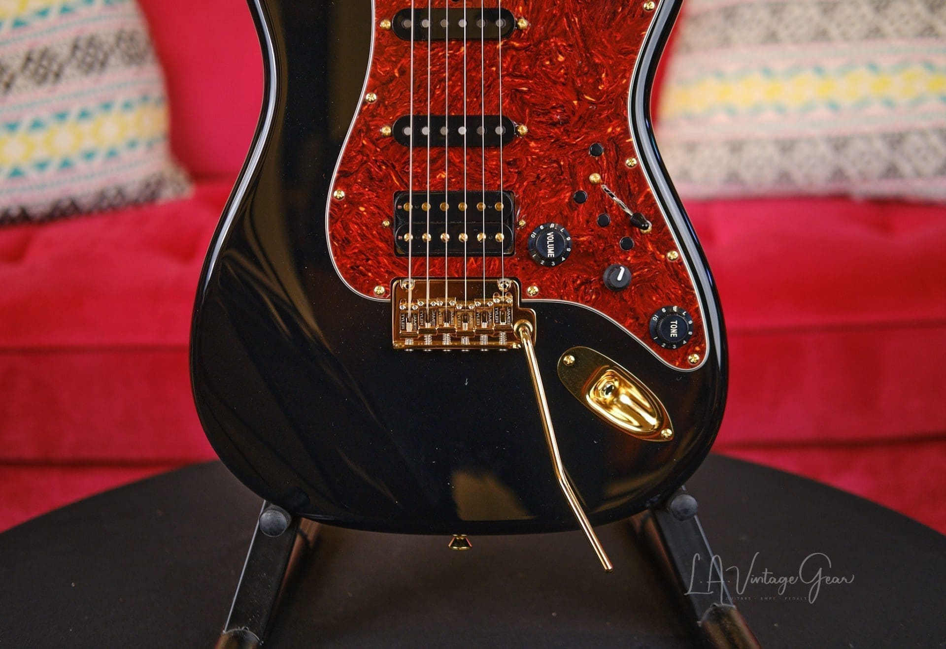 James Tyler S-Style Electric Guitar-New DAN HUFF BLACK CLASSIC in Glossy Finish! - Image 4