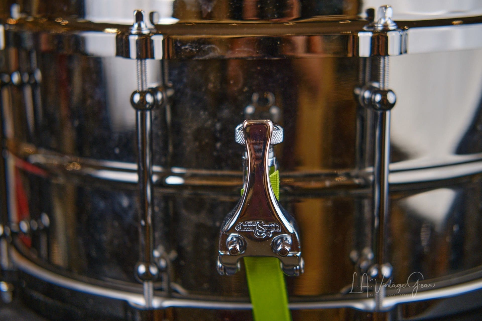 Heuer Drum Labs Custom Snare Drum Paradise LA 6.5"x14" Custom Hardware - Owned by Abe Laboriel Jr and Played with Paul McCartney! 1 of 2! - Image 3