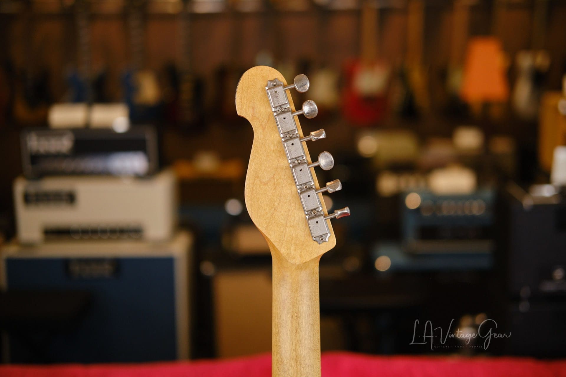 K-Line San Bernardino Jazz-Style Electric Guitar - In a Relic Firemist Gold Finish #030556 - Image 12