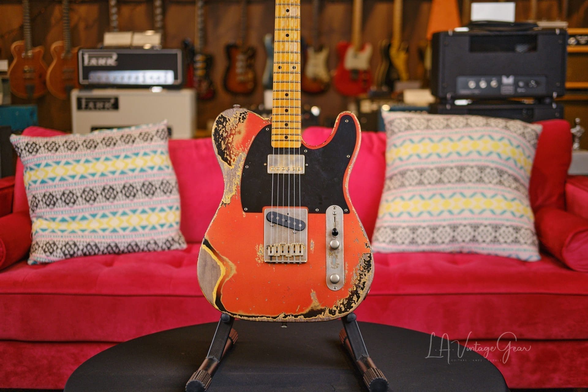 Partscaster 'T' Style Guitar - MJT Body and Warmoth Neck - Image 2