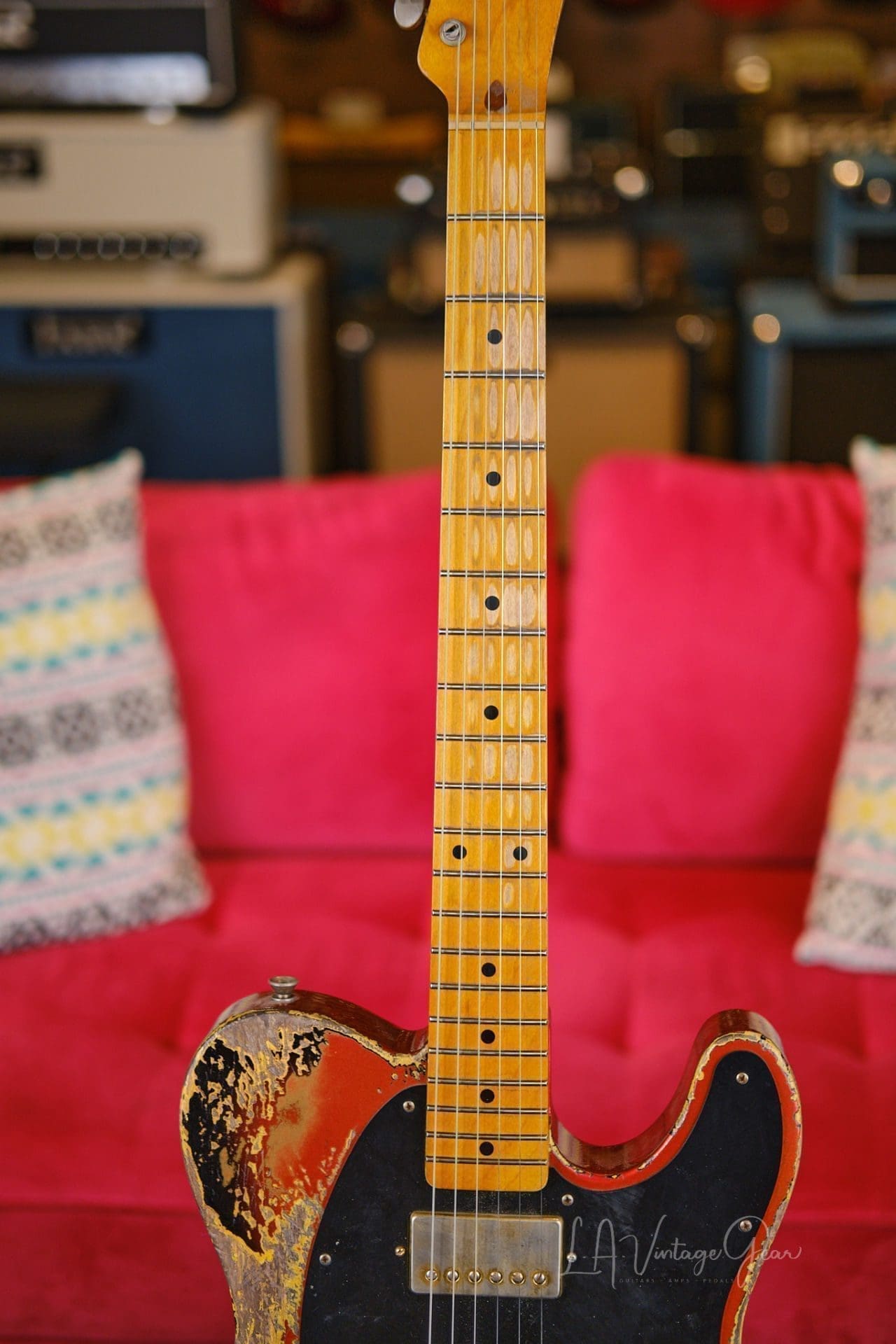 Partscaster 'T' Style Guitar - MJT Body and Warmoth Neck - Image 4