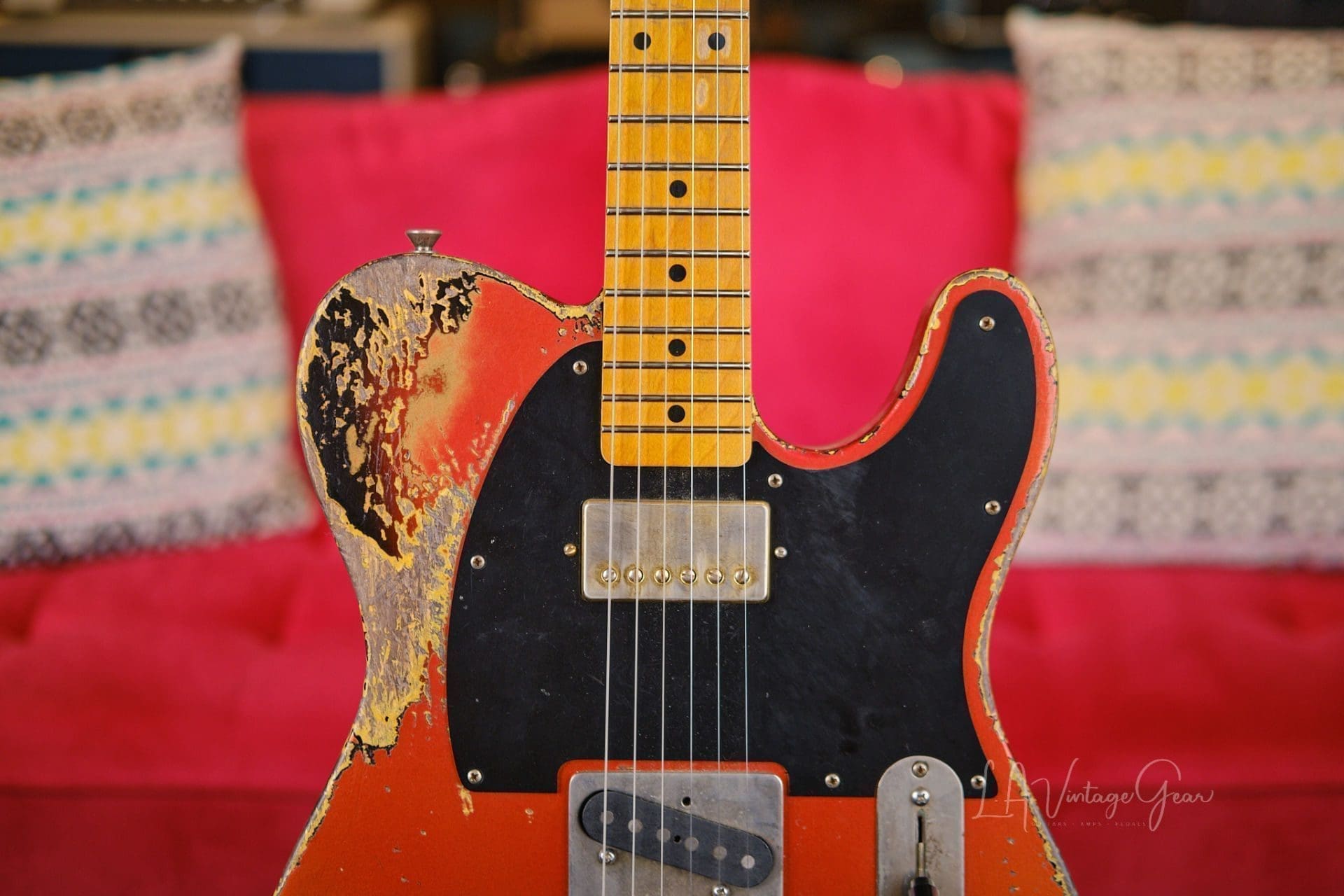 Partscaster 'T' Style Guitar - MJT Body and Warmoth Neck - Image 5