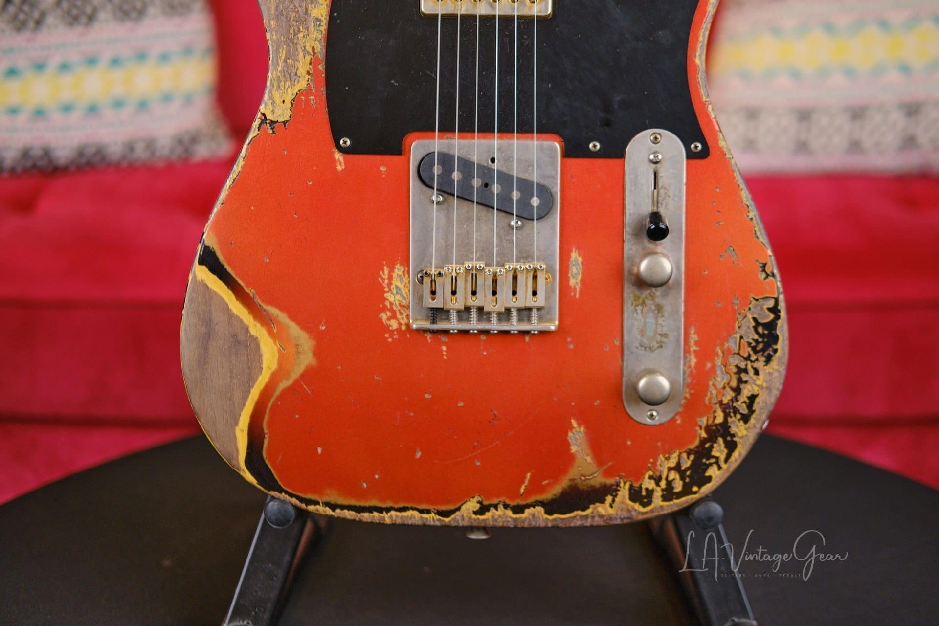 Partscaster 'T' Style Guitar - MJT Body and Warmoth Neck - Image 6