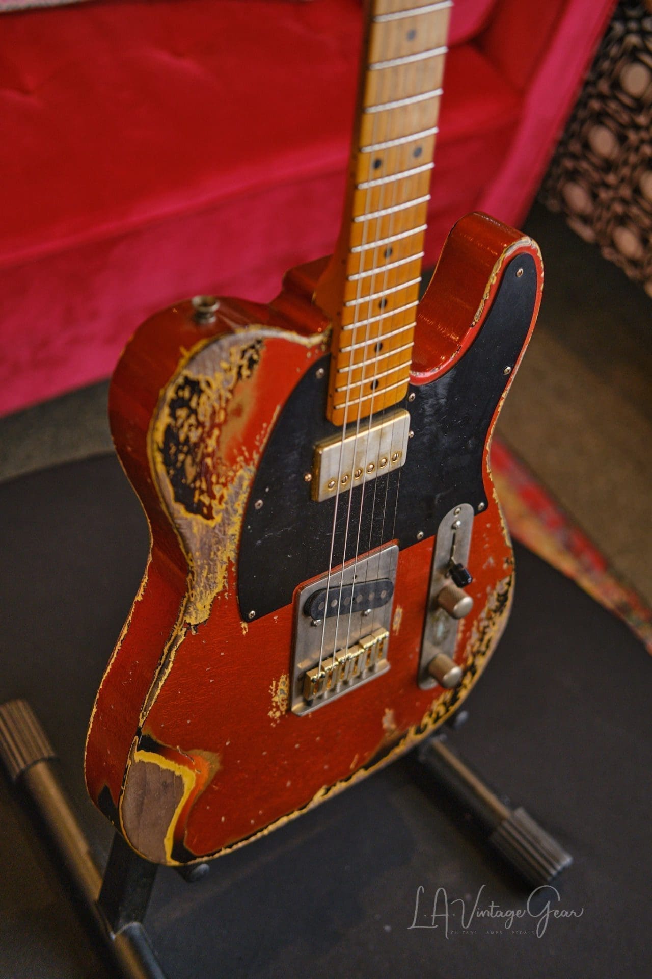 Partscaster 'T' Style Guitar - MJT Body and Warmoth Neck - Image 7