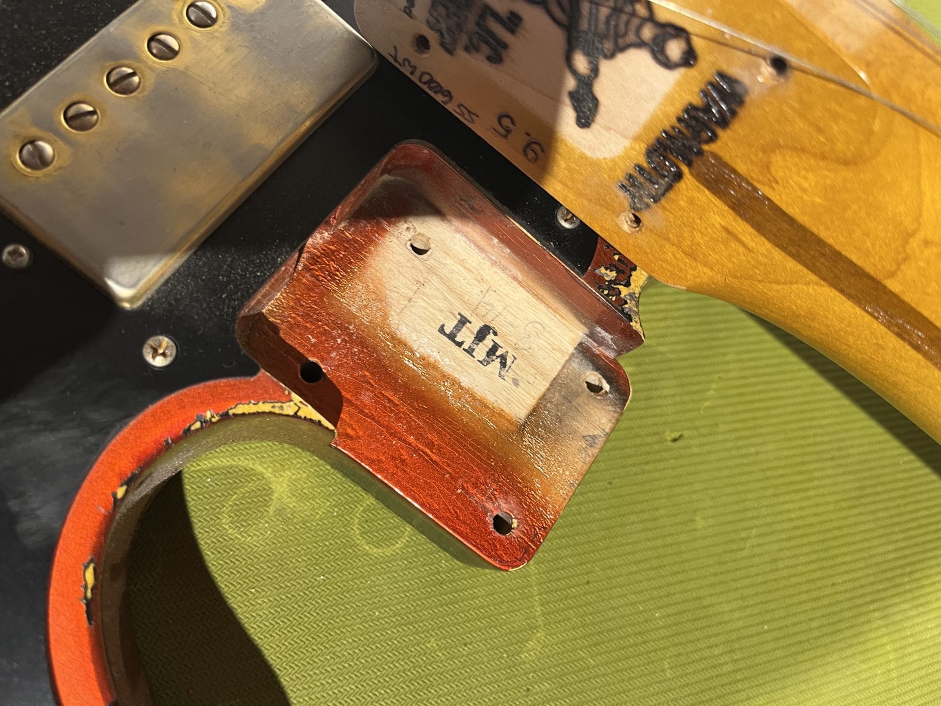 Partscaster 'T' Style Guitar - MJT Body and Warmoth Neck - Image 14