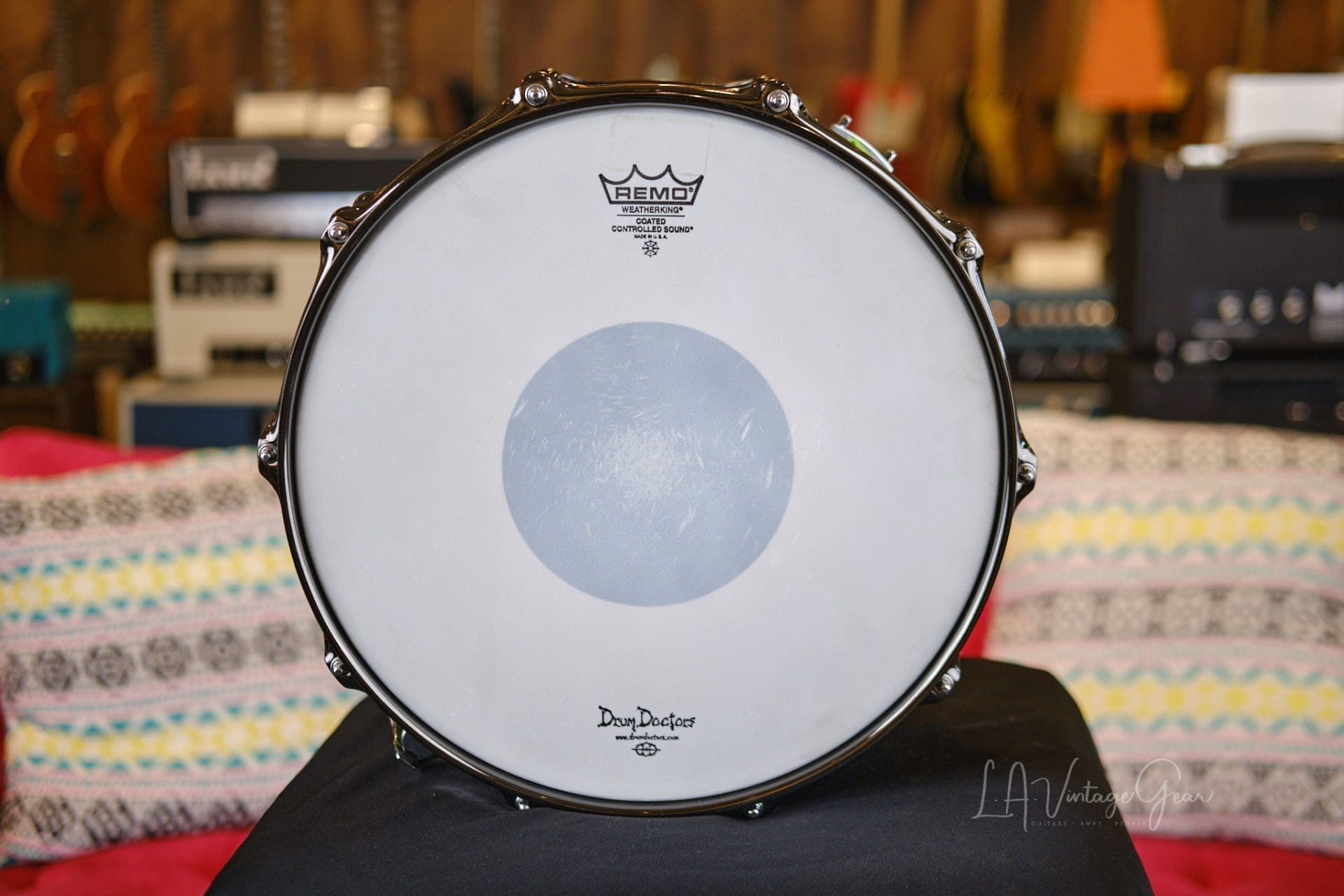 Pacific Drums and Percussion Drum Workshop Brass 6"x14" - Owned by Abe Laboriel Jr and Played with Paul McCartney ! - Image 2