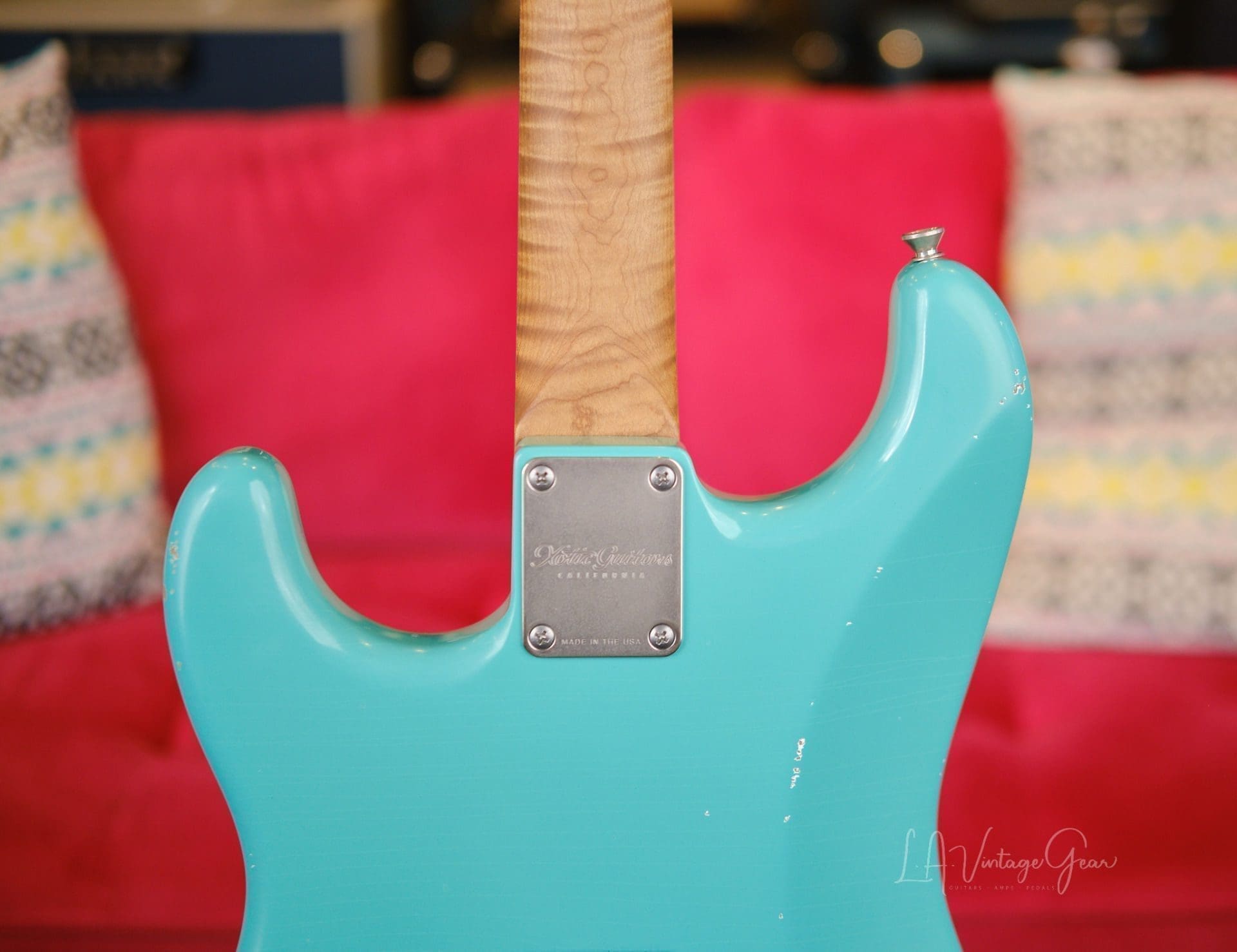 Xotic XSC-1 S-Style Electic Guitar - Medium Relic'd in a Sea Foam Green Finish - New Build (#3077)! - Image 7