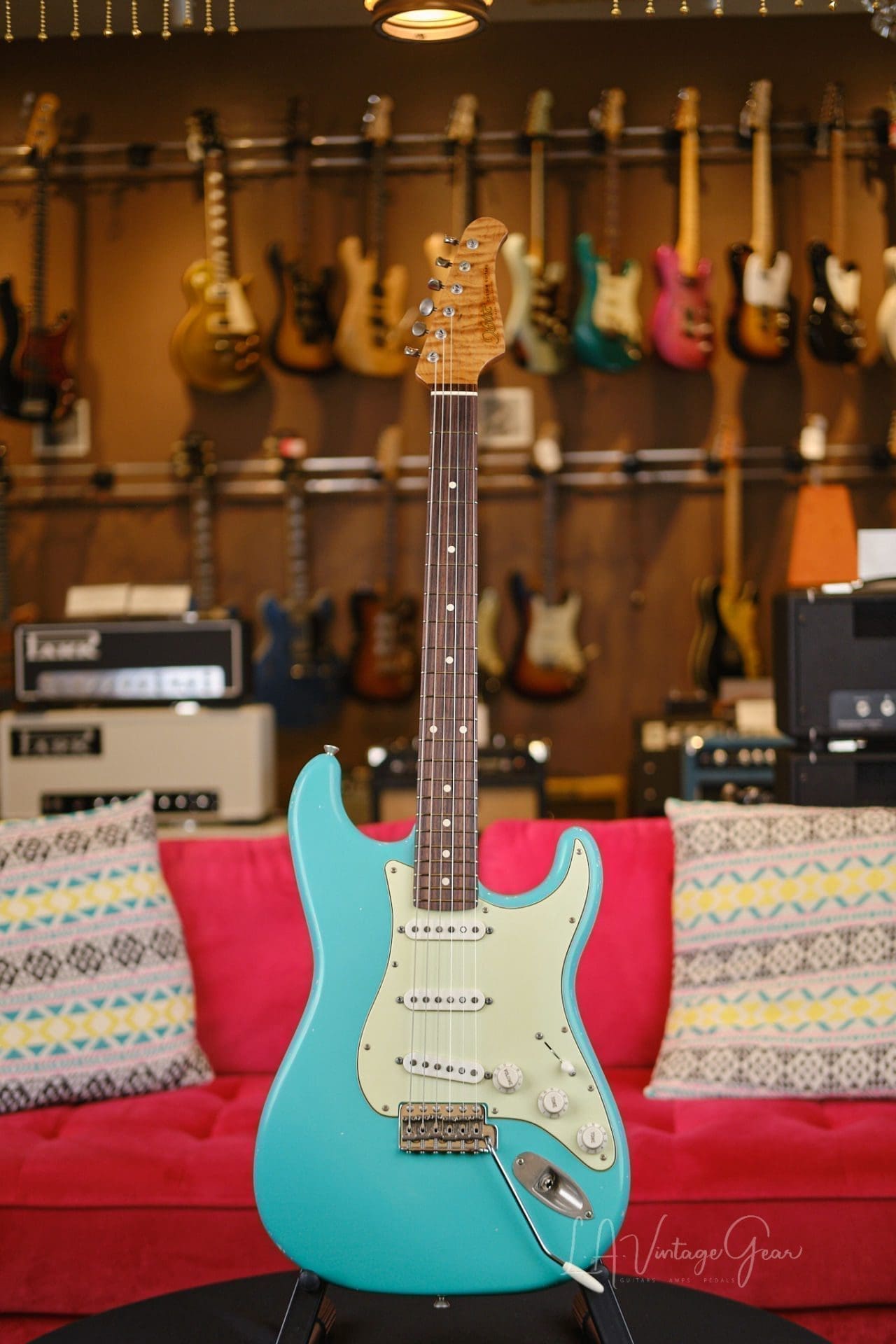 Xotic XSC-1 S-Style Electic Guitar - Medium Relic'd in a Sea Foam Green Finish - New Build (#3077)!