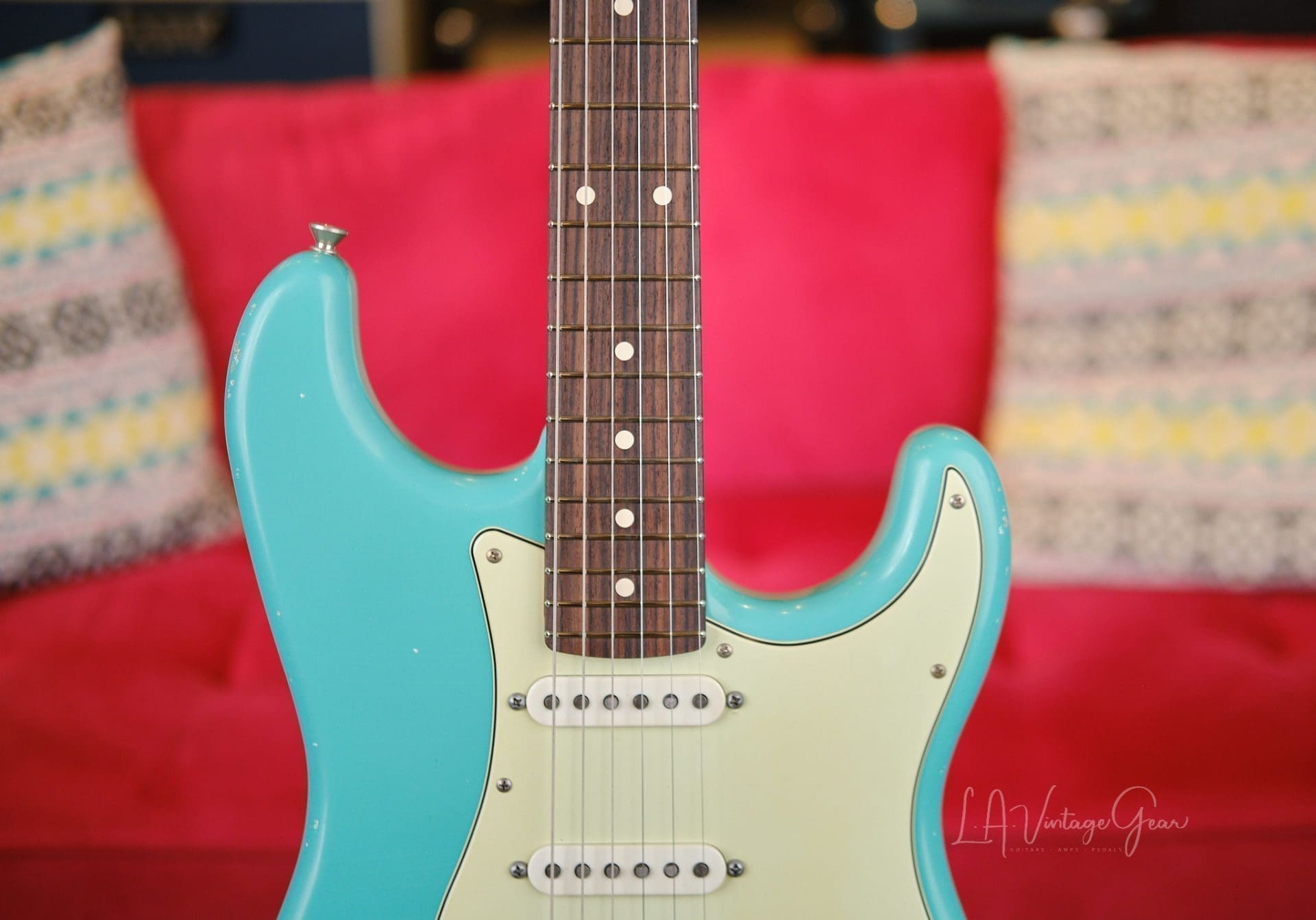 Xotic XSC-1 S-Style Electic Guitar - Medium Relic'd in a Sea Foam Green Finish - New Build (#3077)! - Image 2