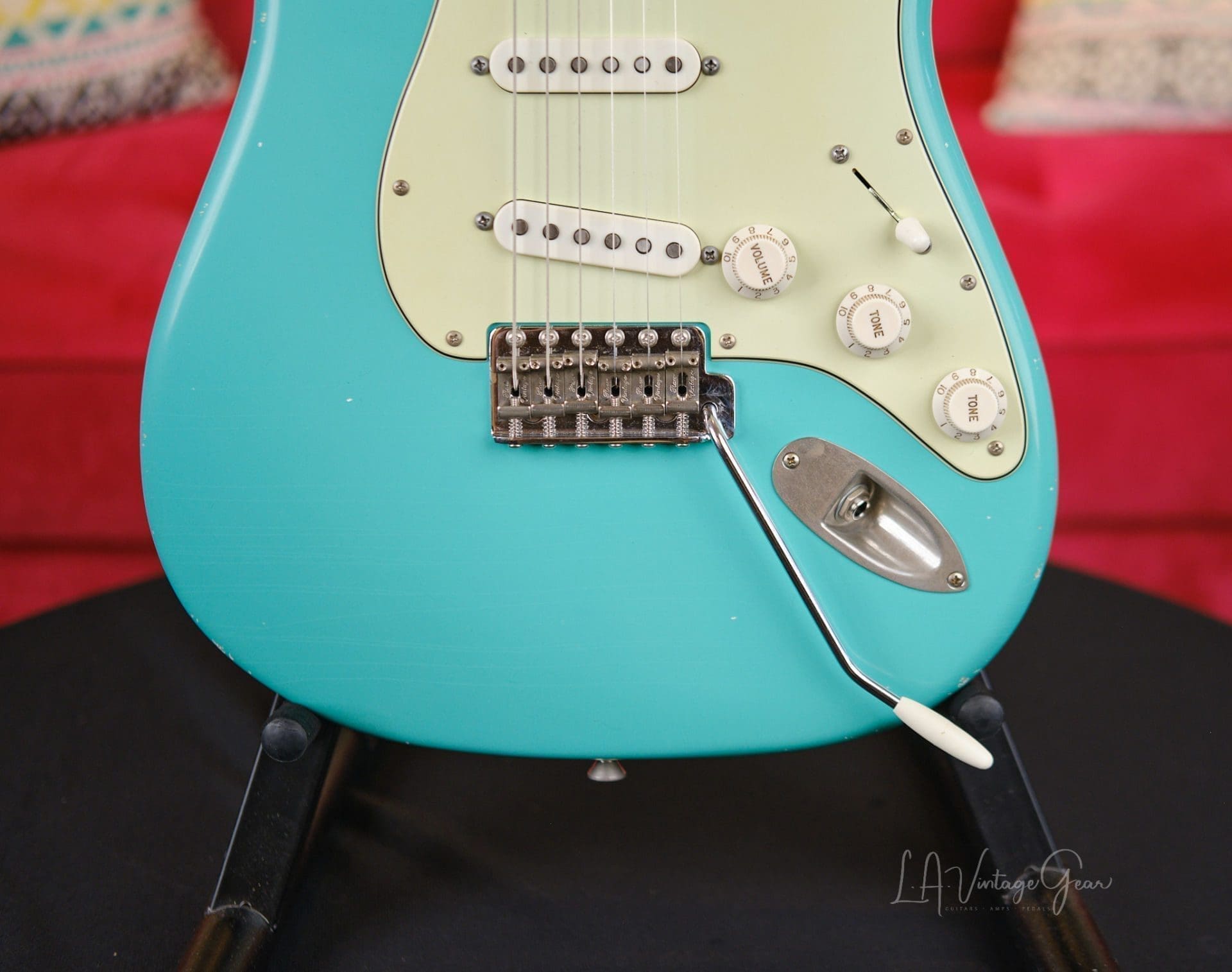 Xotic XSC-1 S-Style Electic Guitar - Medium Relic'd in a Sea Foam Green Finish - New Build (#3077)! - Image 3