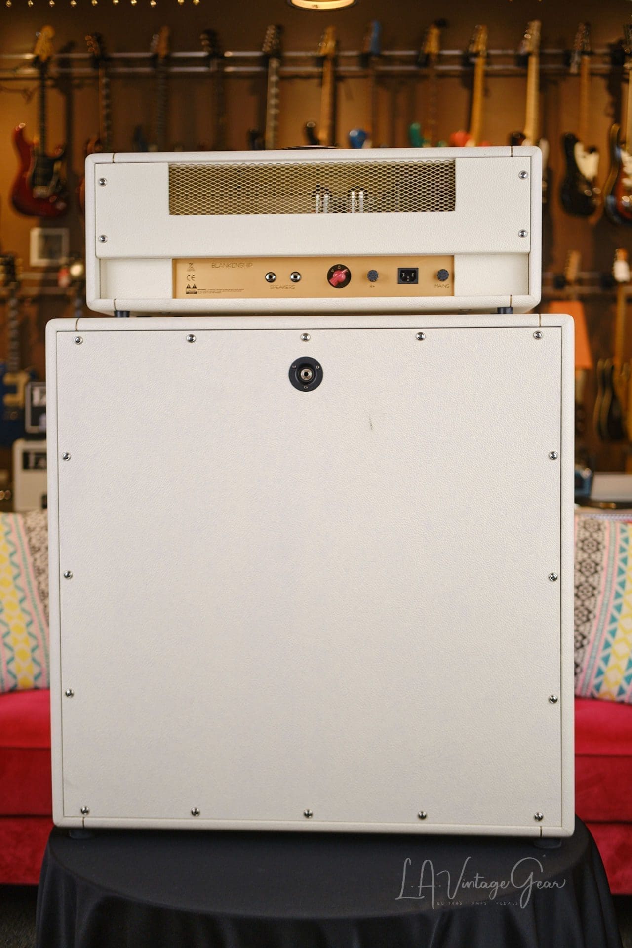 Blankenship JTM 45 in a Kerry Wright Head Shell and Kerry Wright 4x12 Cabinet - Loaded with Vintage 1970 Pre Rola Celestion 25w Greenbacks! - Image 16