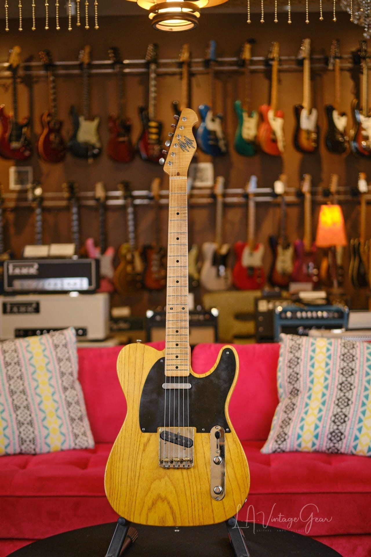 Mario Martin "Model T" Electric Guitar - Relic'd Vintage Amber Finish & Budz 543 Pickups!