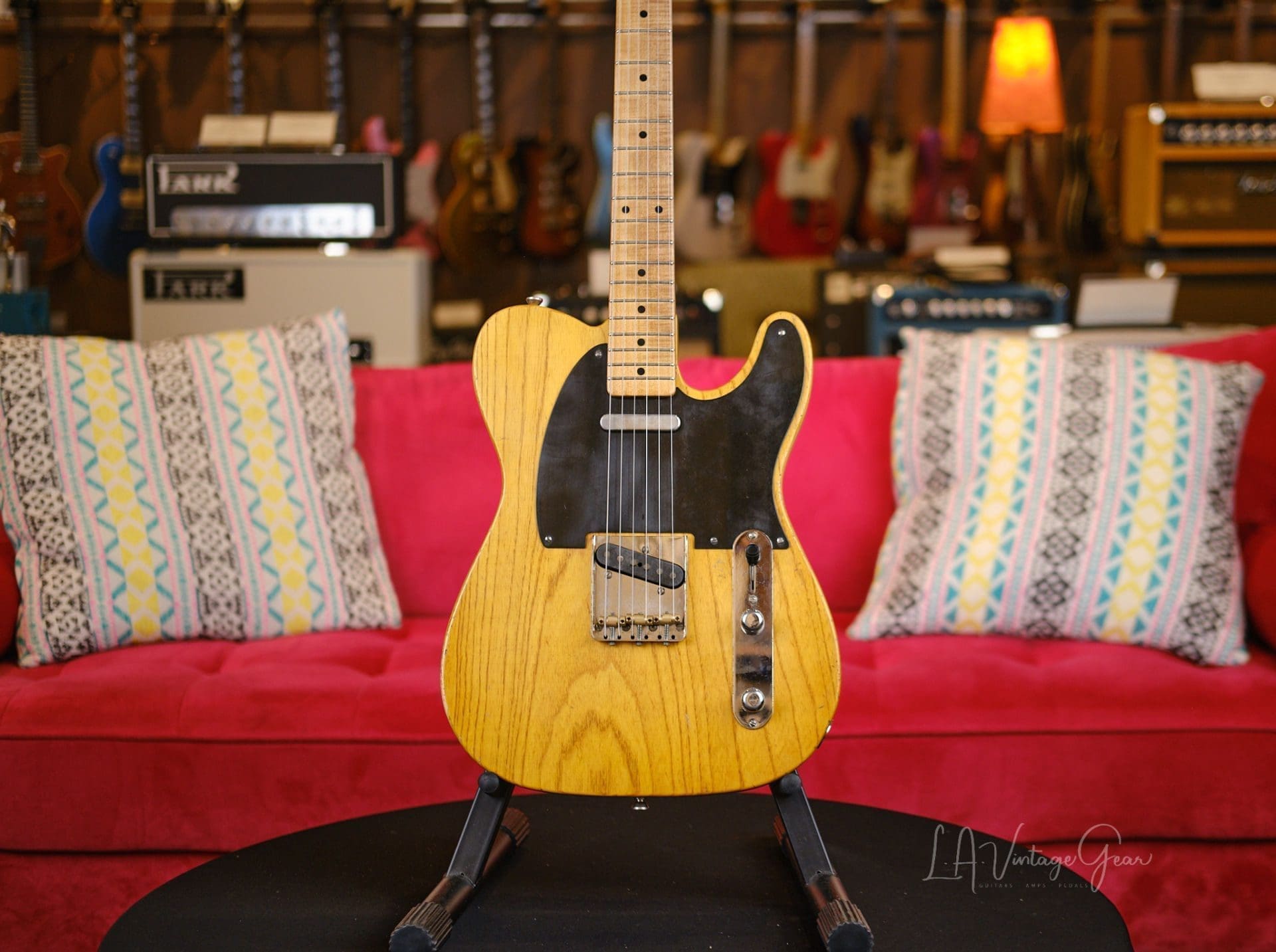 Mario Martin "Model T" Electric Guitar - Relic'd Vintage Amber Finish & Budz 543 Pickups! - Image 2