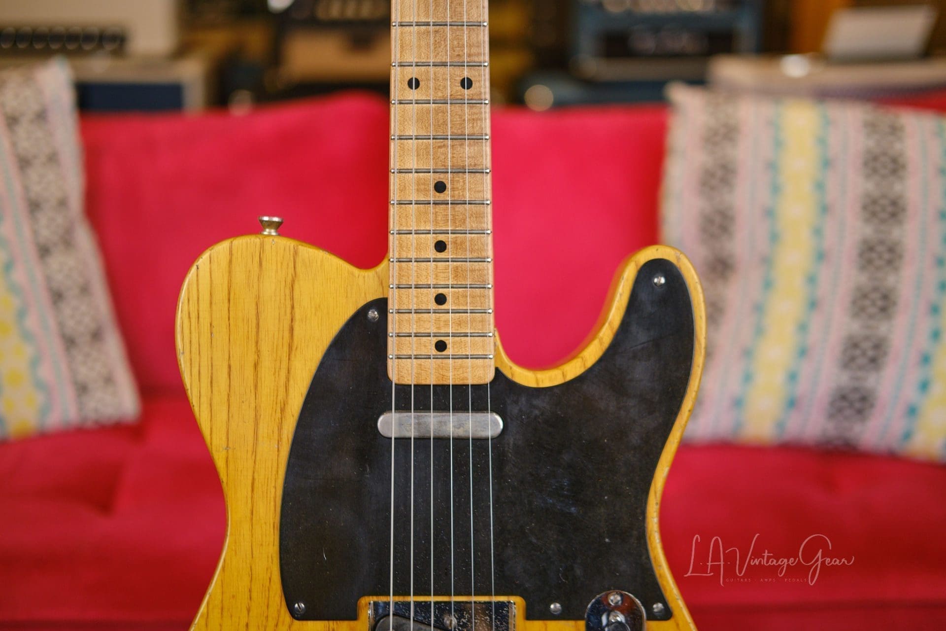 Mario Martin "Model T" Electric Guitar - Relic'd Vintage Amber Finish & Budz 543 Pickups! - Image 3