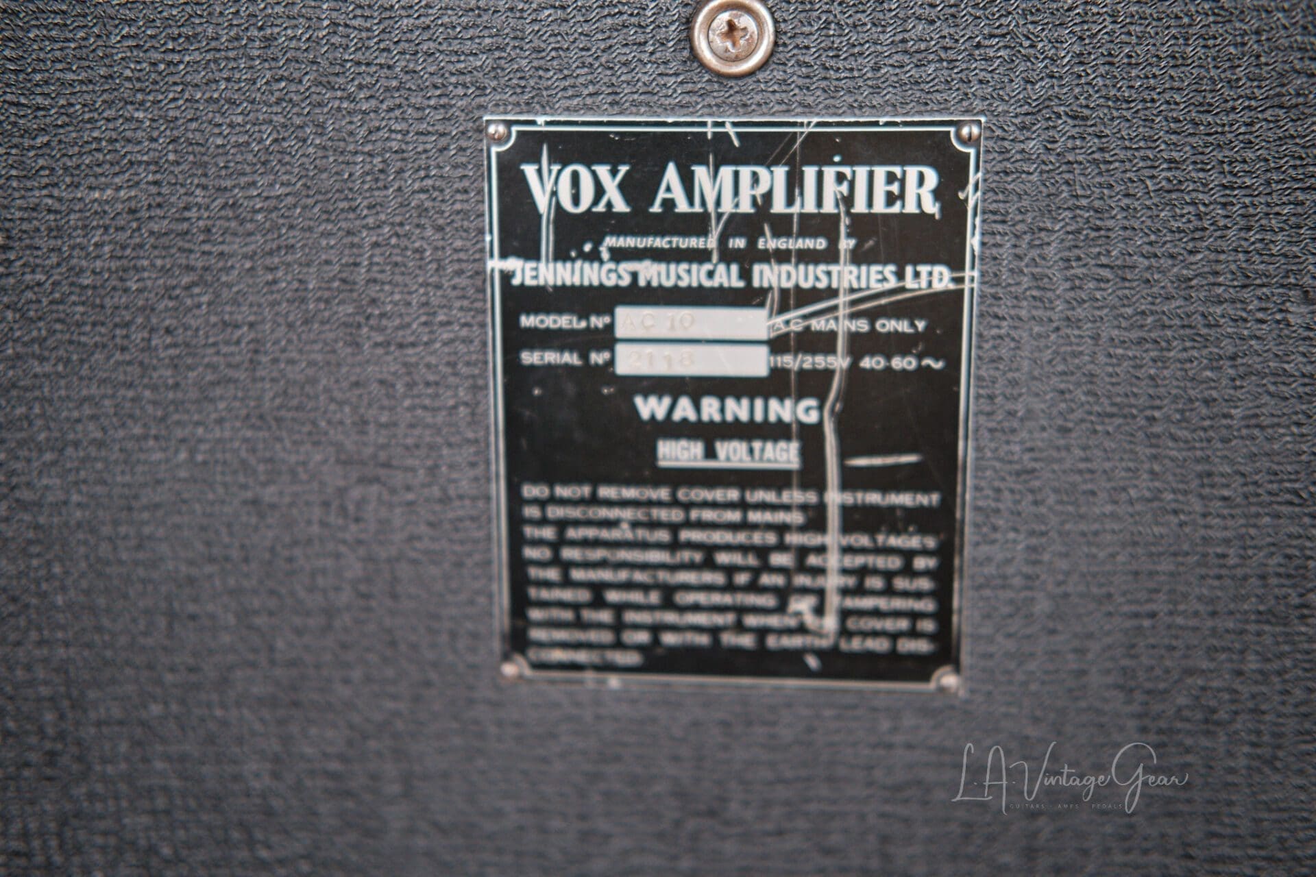 1964 Vox AC-10 Twin Ten - Awesome JMI Era Vox! - Image 9
