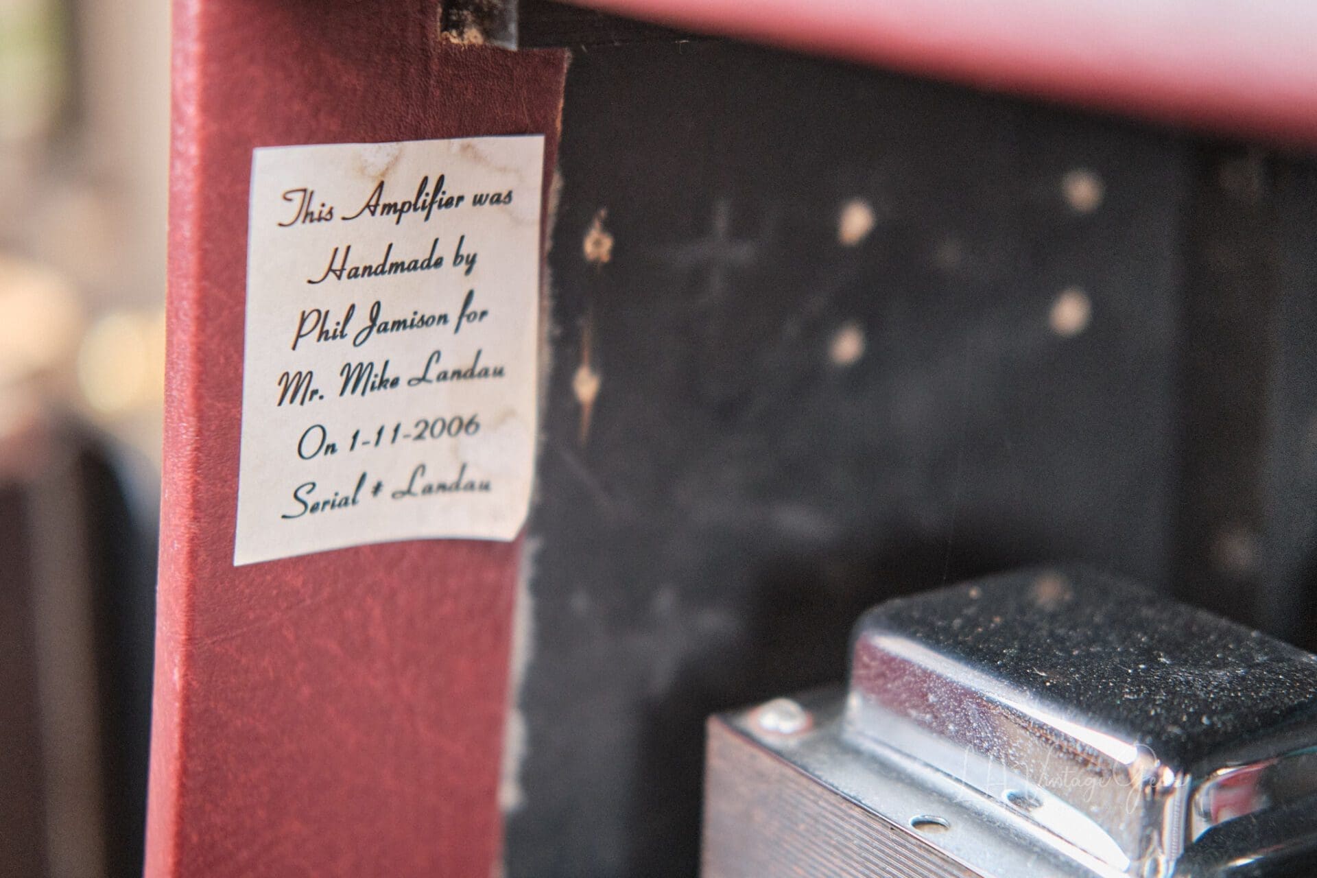 Phil Jamison Custom 30 Watt Head - Made for Michael Landau! - Image 12