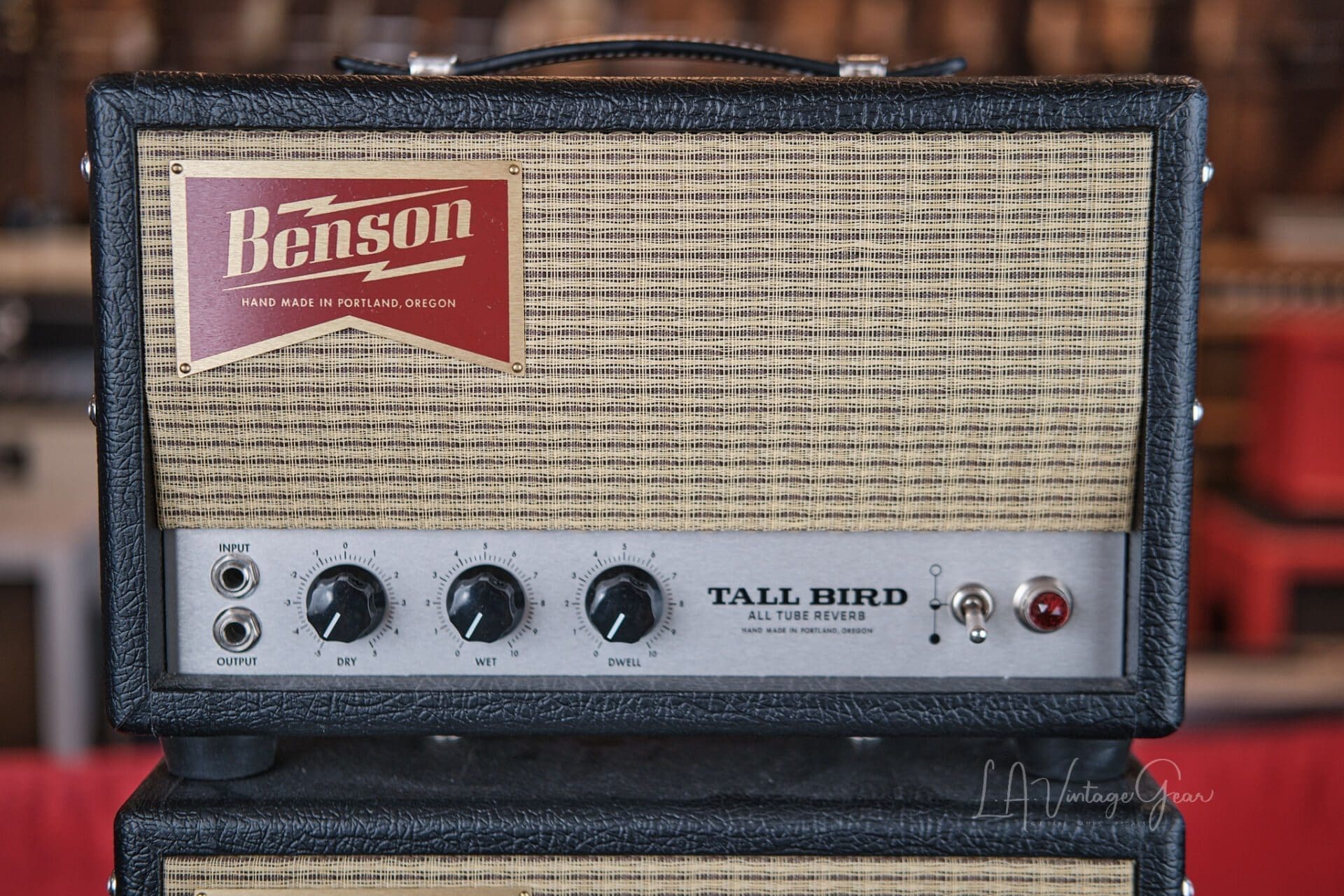 Benson Monarch Head and Cab with Tall Bird Reverb Tank - Owner's Personal Amp Barely Played! - Image 2