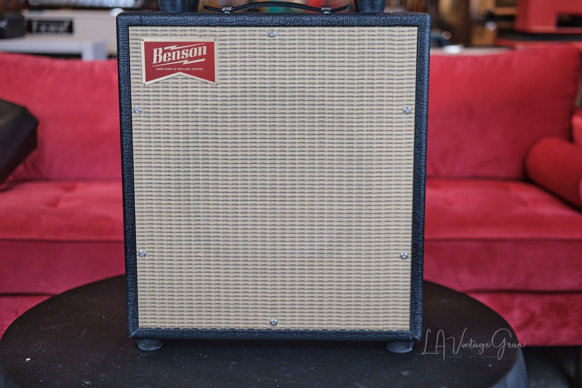 Benson Monarch Head and Cab with Tall Bird Reverb Tank - Owner's Personal Amp Barely Played! - Image 4