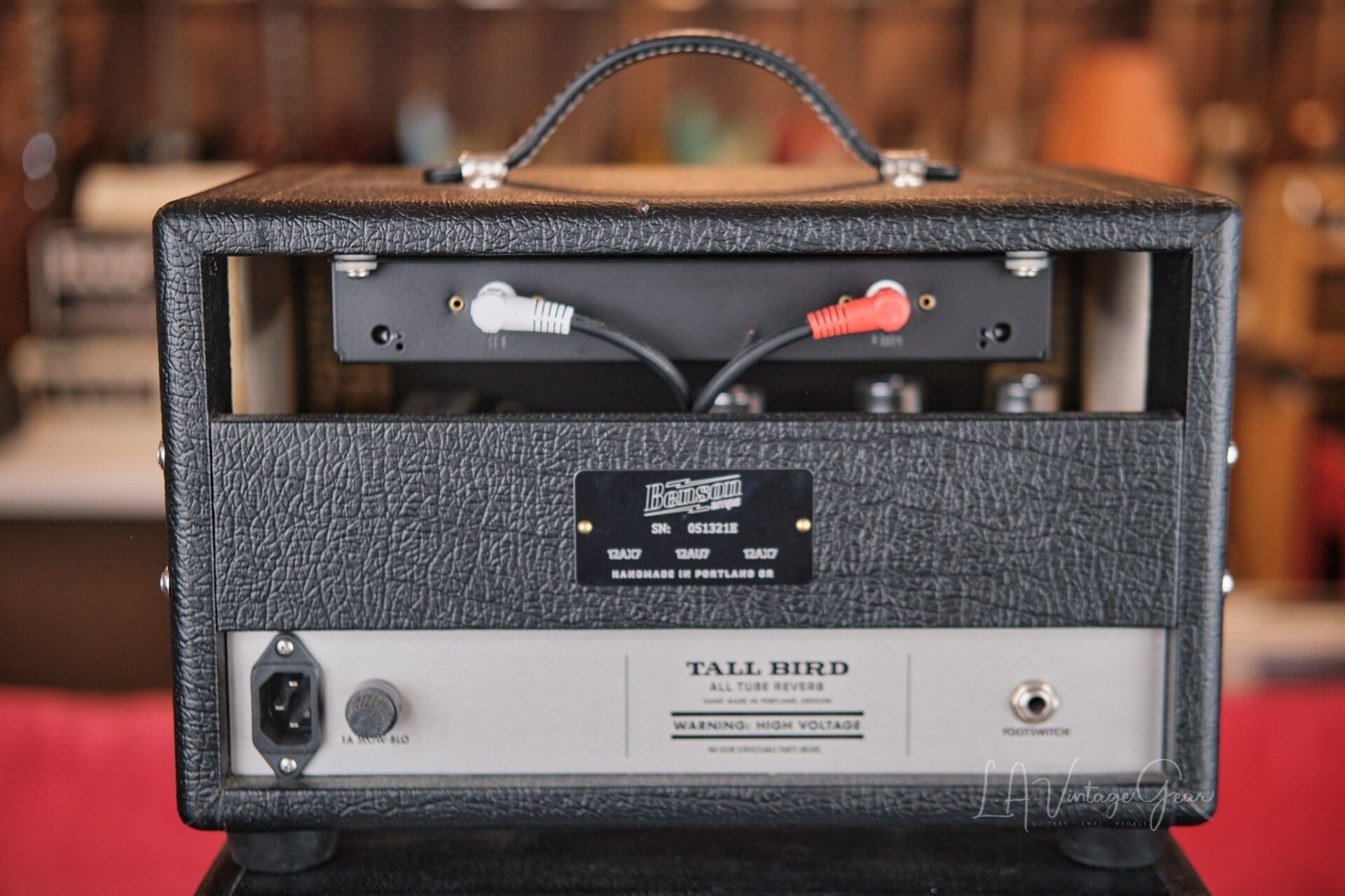 Benson Monarch Head and Cab with Tall Bird Reverb Tank - Owner's Personal Amp Barely Played! - Image 6