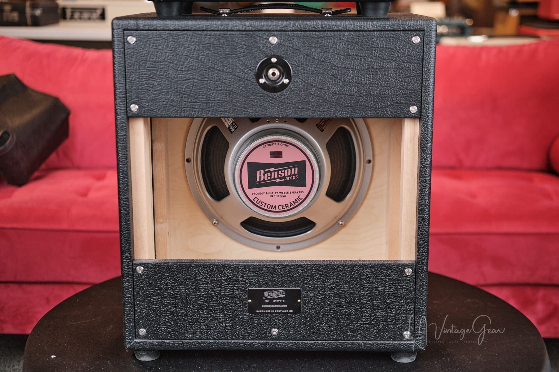 Benson Monarch Head and Cab with Tall Bird Reverb Tank - Owner's Personal Amp Barely Played! - Image 8