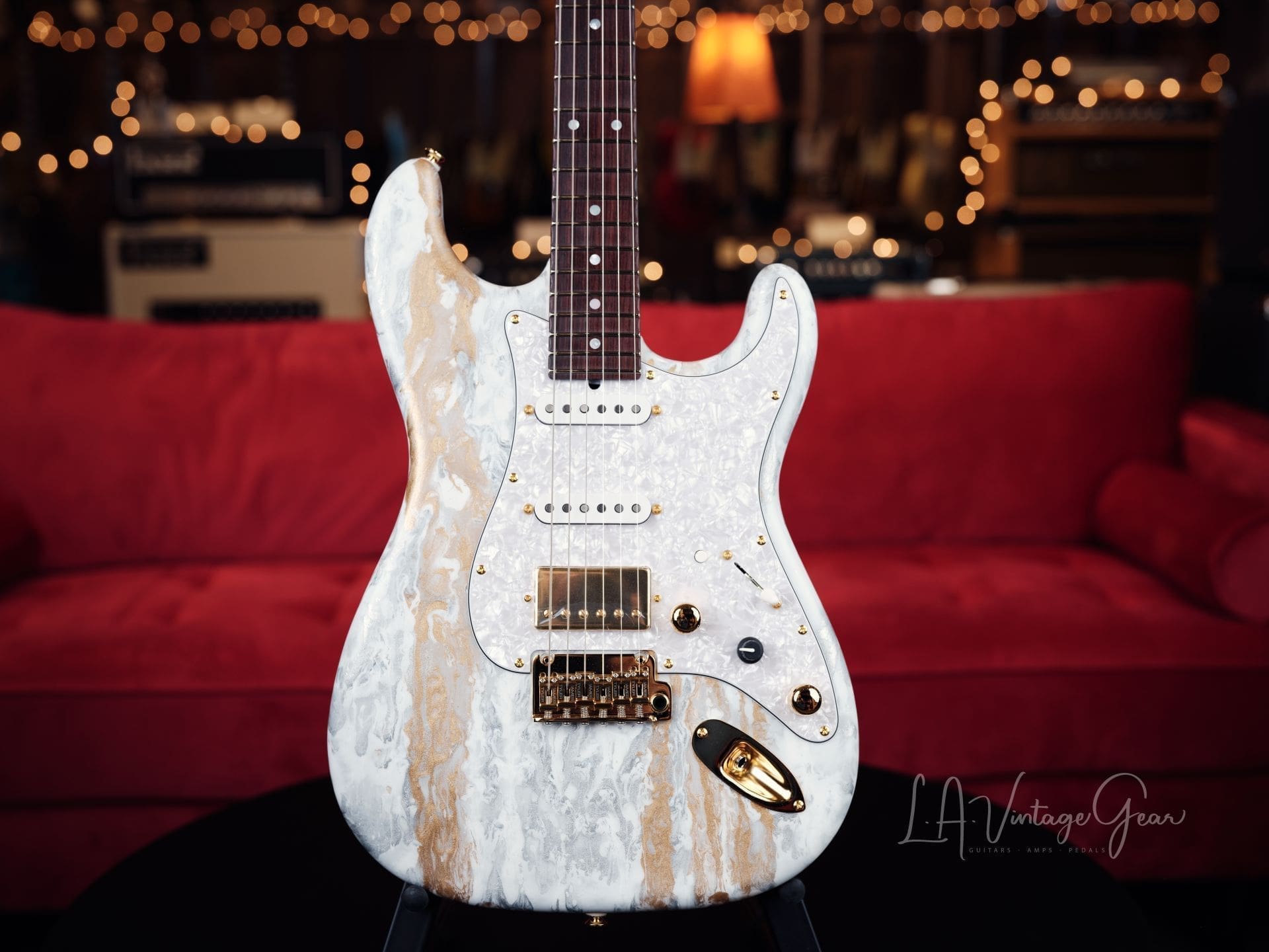 James Tyler Classic S-Style Electric Guitar-New in White Shmear! - Image 2