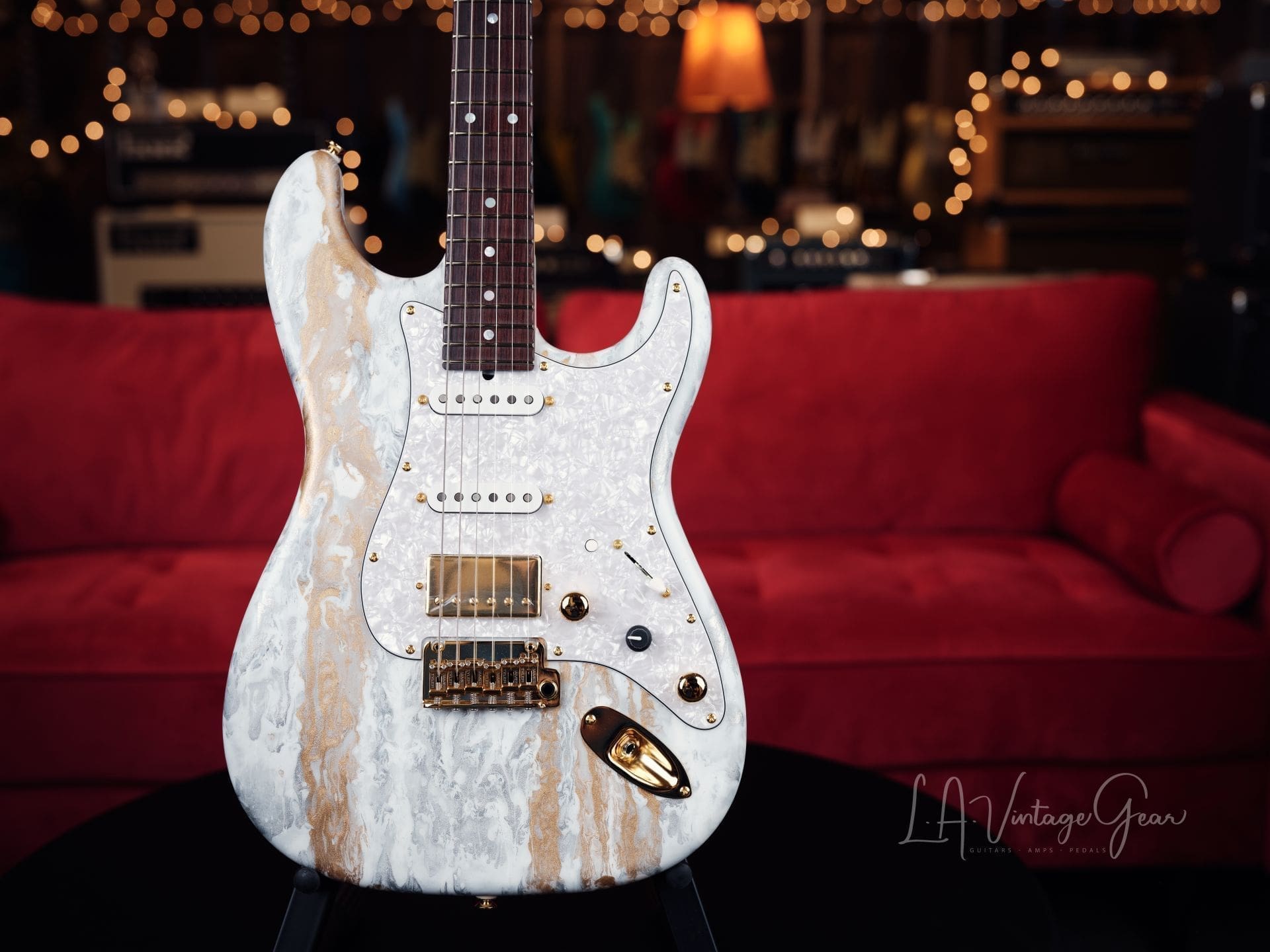 James Tyler Classic S-Style Electric Guitar-New in White Shmear! - Image 3