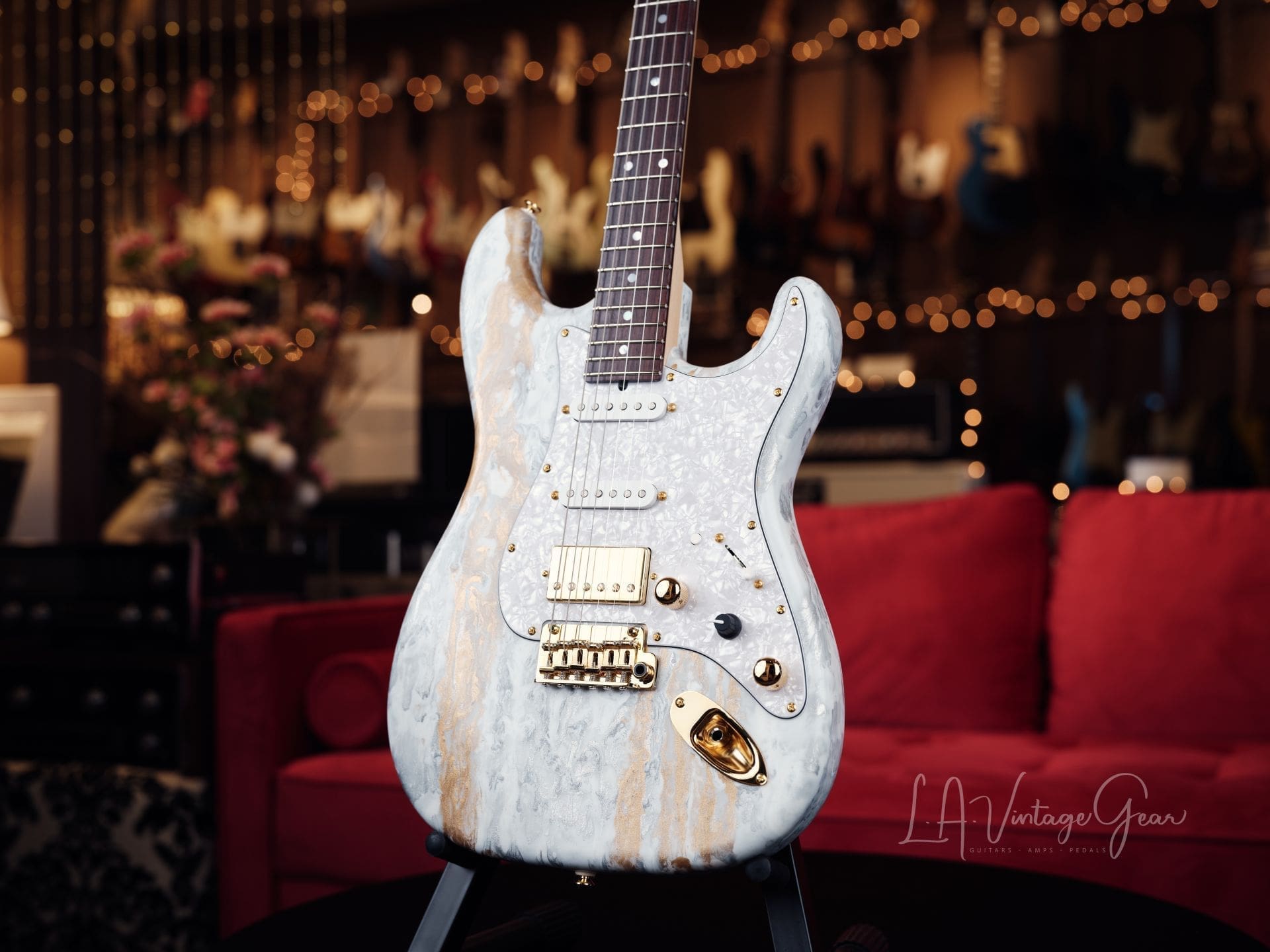 James Tyler Classic S-Style Electric Guitar-New in White Shmear! - Image 4