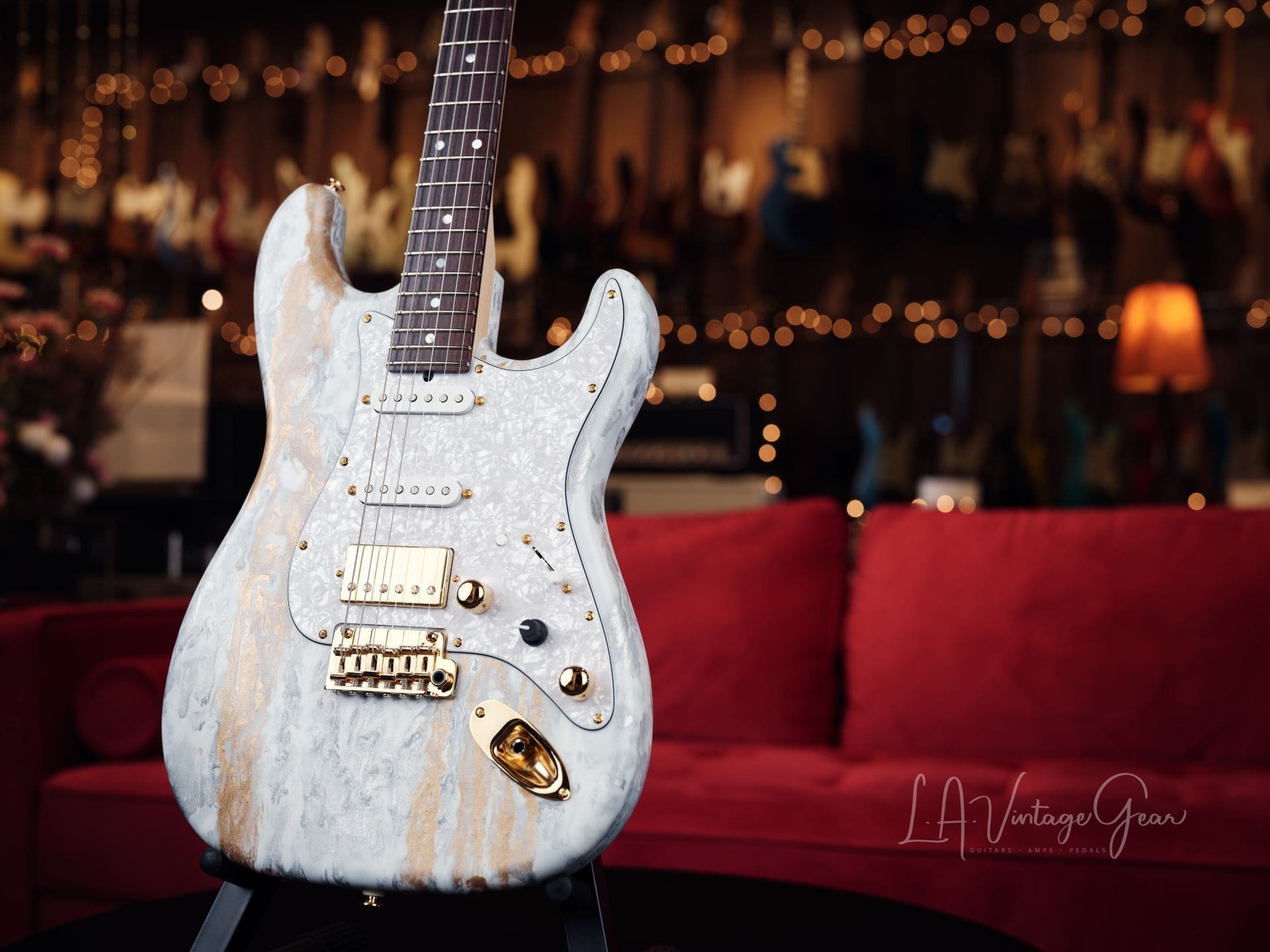 James Tyler Classic S-Style Electric Guitar-New in White Shmear! - Image 5