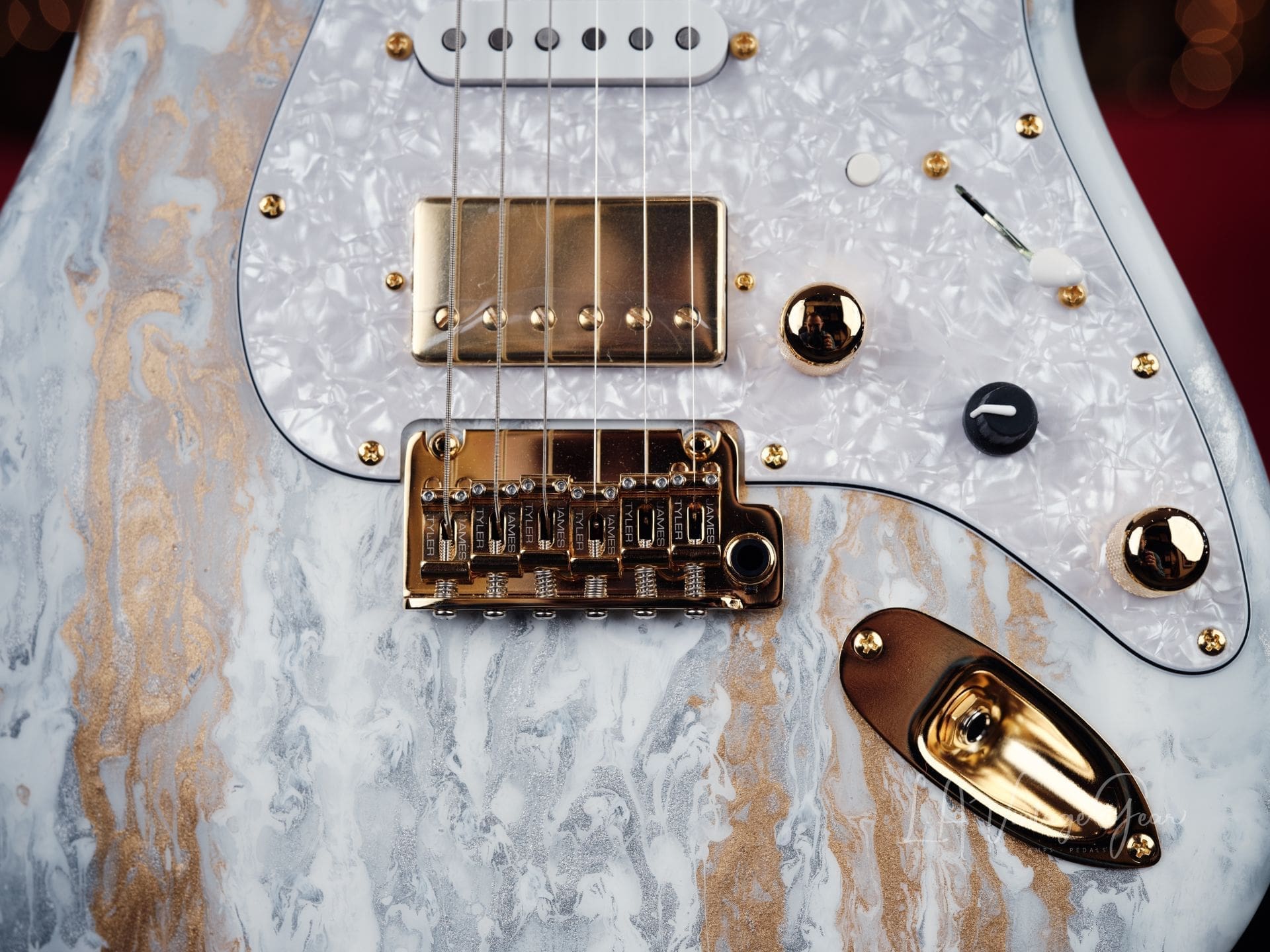 James Tyler Classic S-Style Electric Guitar-New in White Shmear! - Image 6