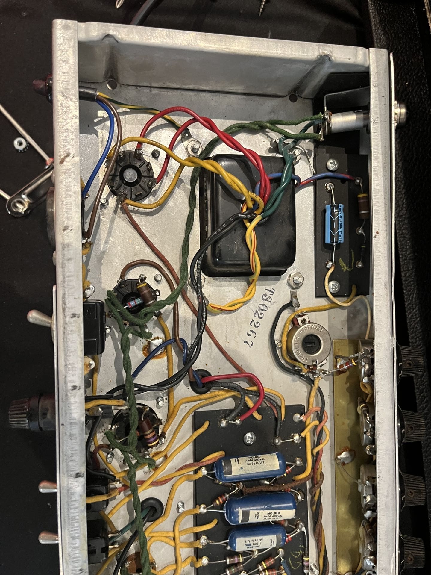 1966 Fender Deluxe Reverb - Converted to Head and Cab by Kerry Wright! - Image 17