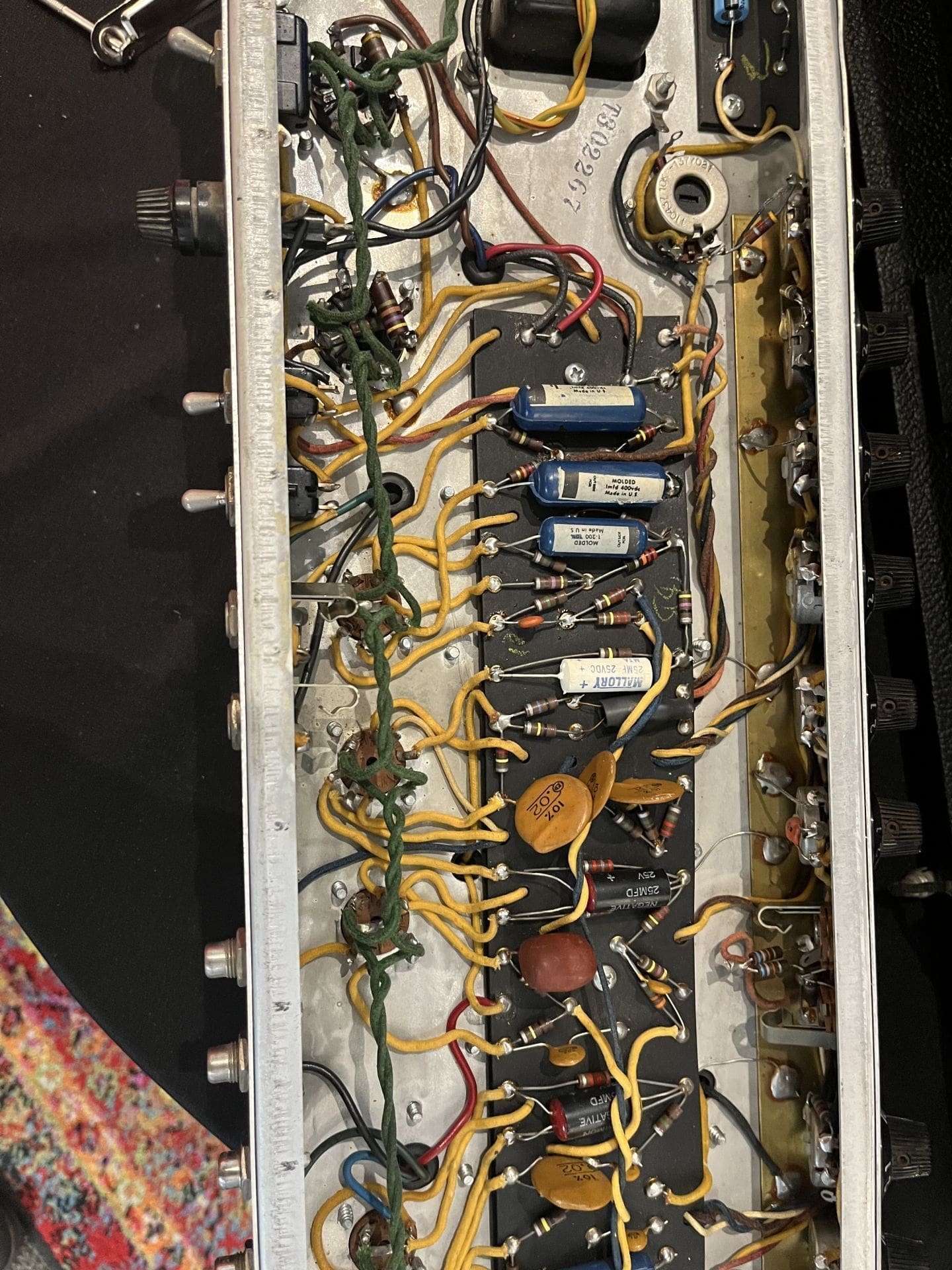 1966 Fender Deluxe Reverb - Converted to Head and Cab by Kerry Wright! - Image 18