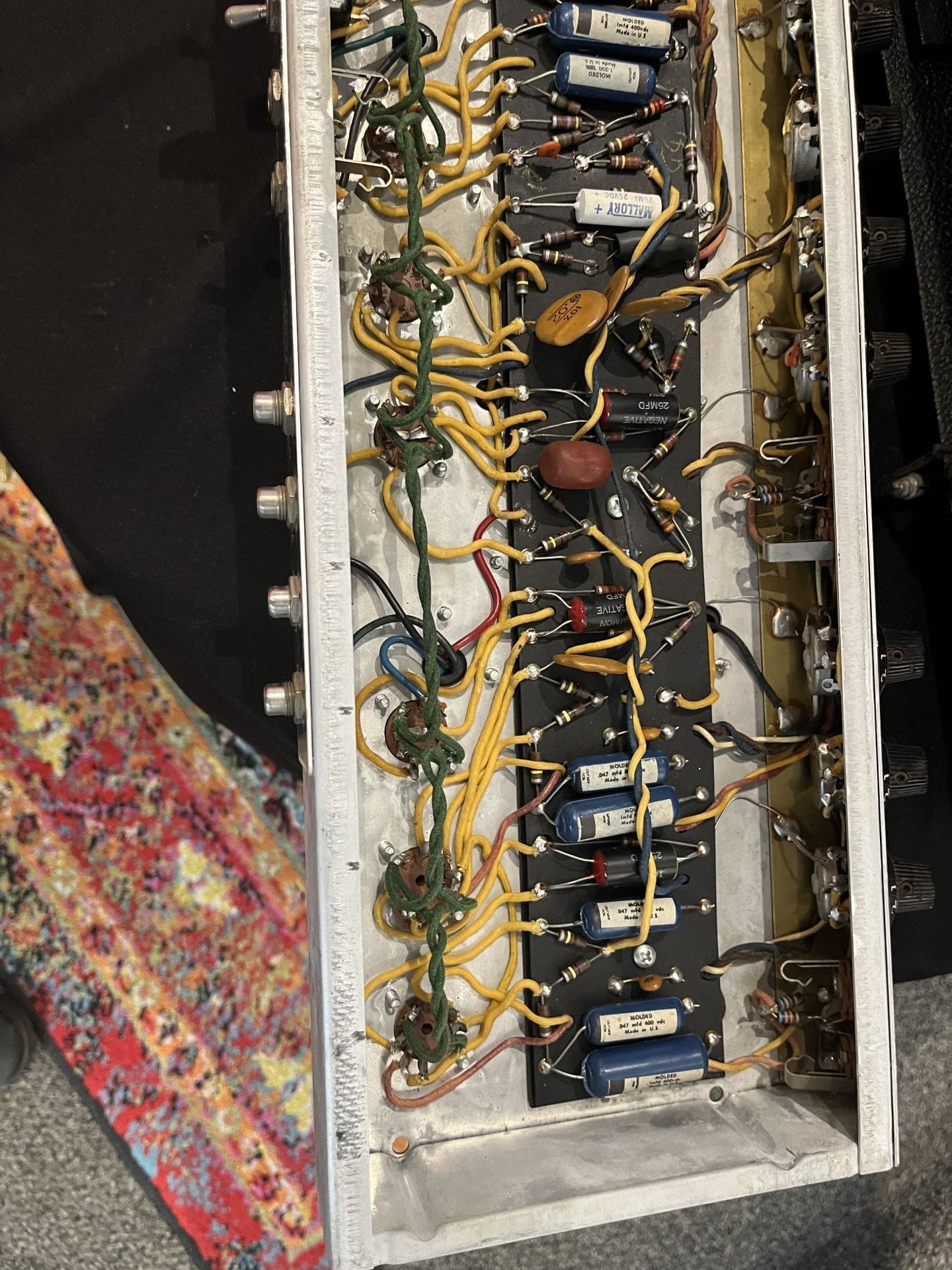 1966 Fender Deluxe Reverb - Converted to Head and Cab by Kerry Wright! - Image 19