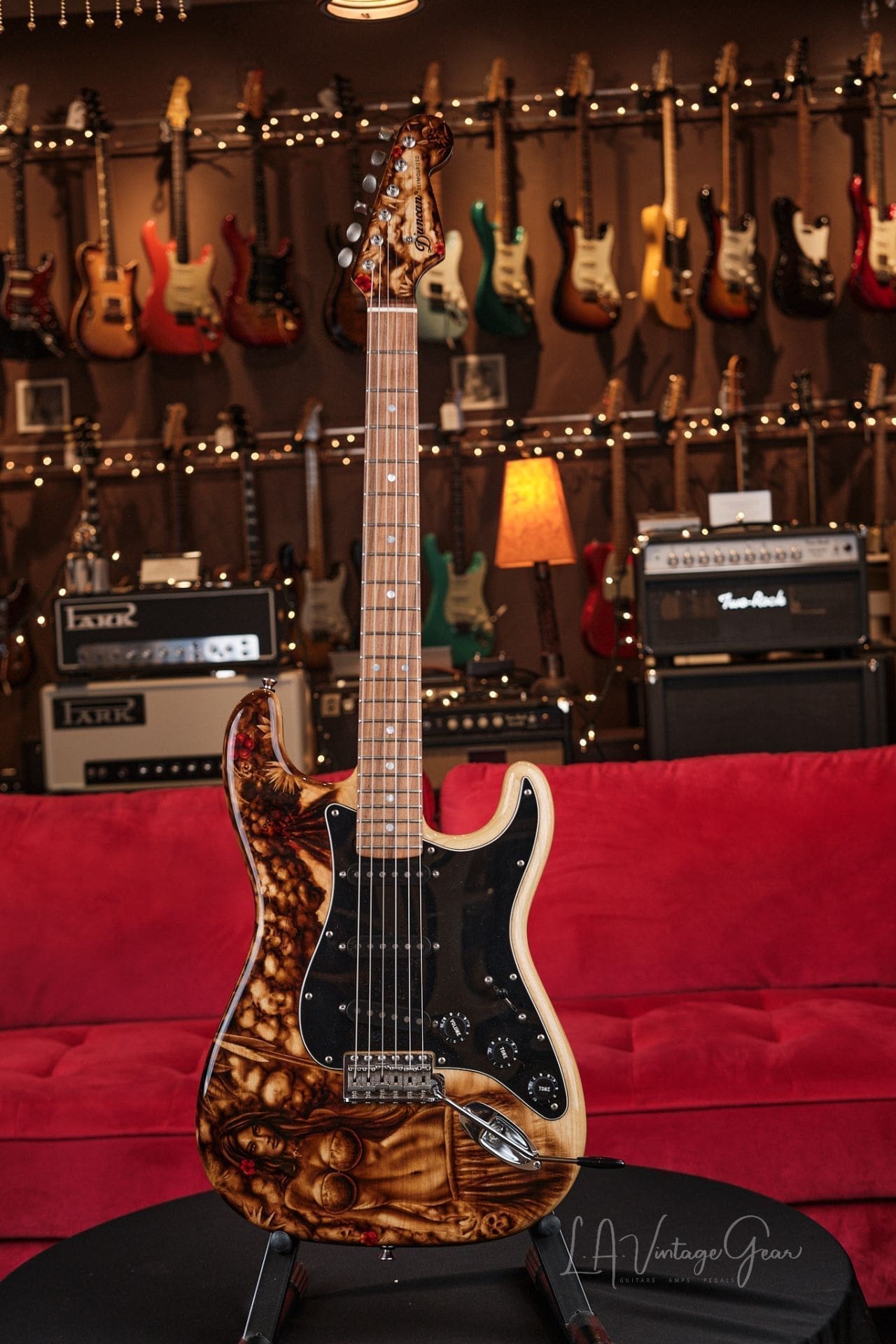 Duncan Seymourized S-style Guitar - With Ultra Unique Finish!
