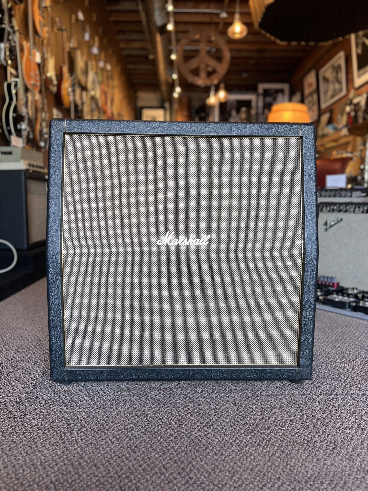 Kerry Wright 4 x 12 Marshall Guitar Speaker Cabinet- Unloaded - Signed