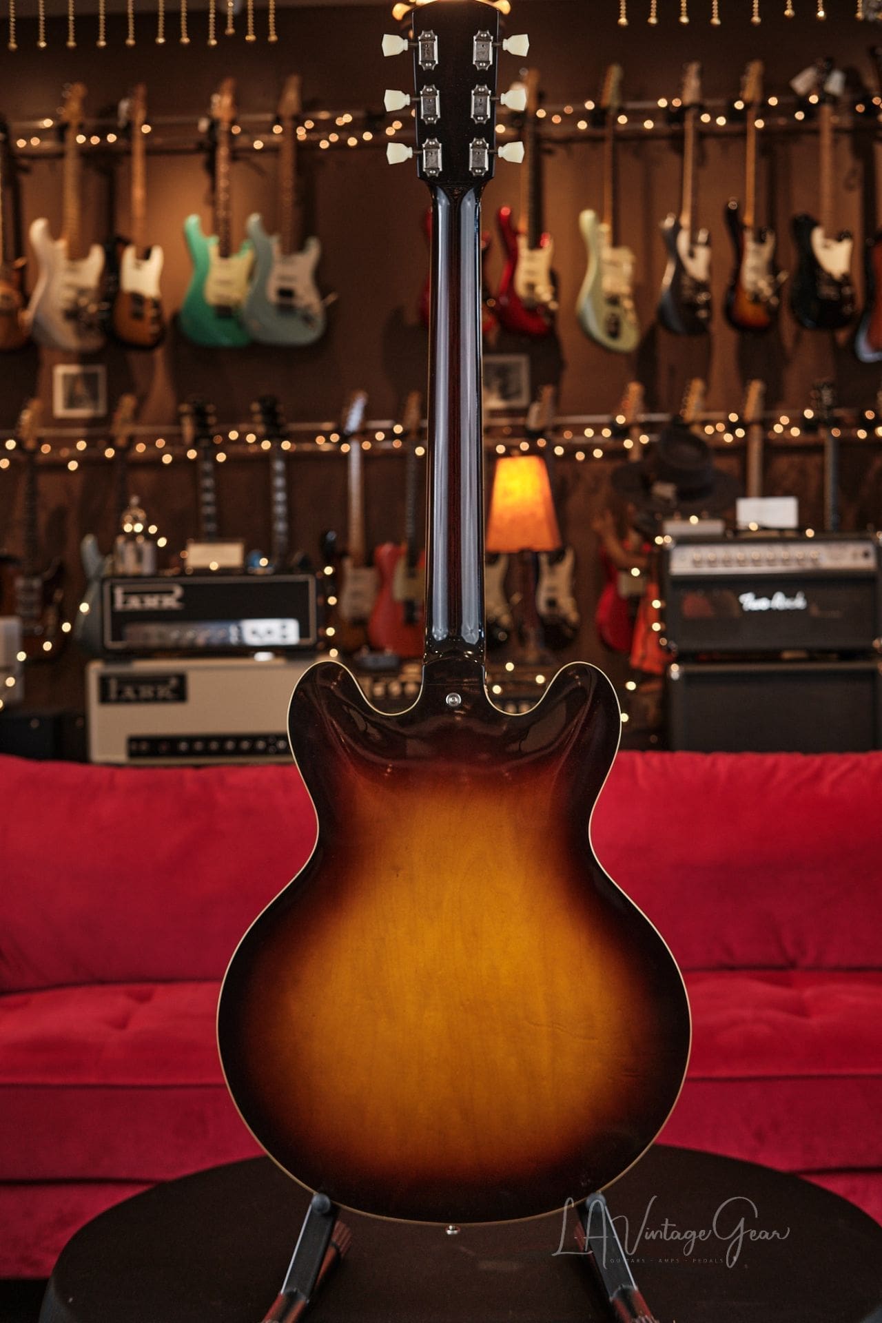 Josh Williams ‘Mockingbird’ JWG380 Semi-Hollowbody Electric Guitar- 59 Burst Finish & Ron Ellis Pickups! - Image 8