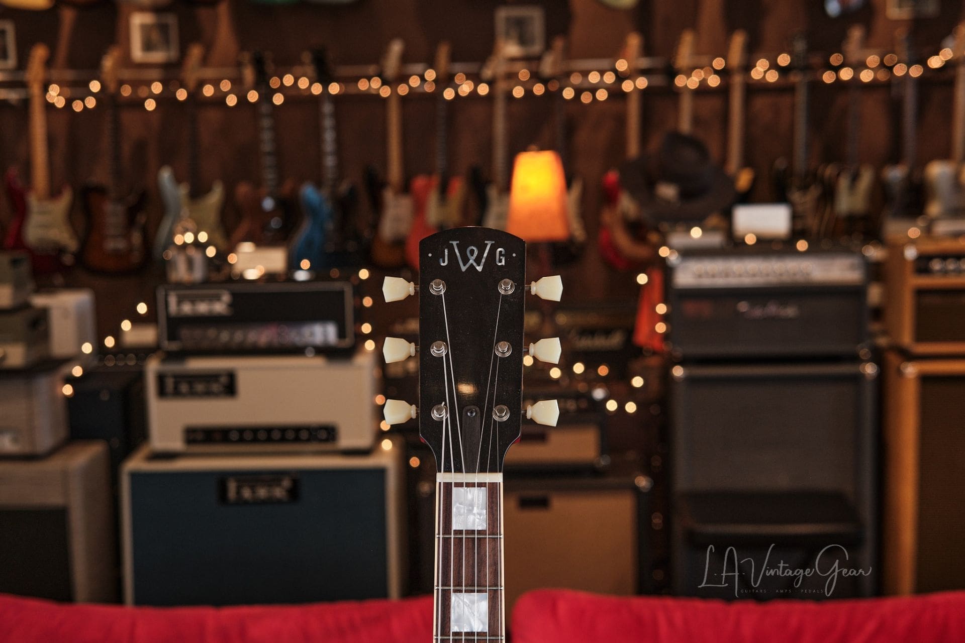 Josh Williams ‘Mockingbird’ JWG380 Semi-Hollowbody Electric Guitar- 59 Burst Finish & Ron Ellis Pickups! - Image 6
