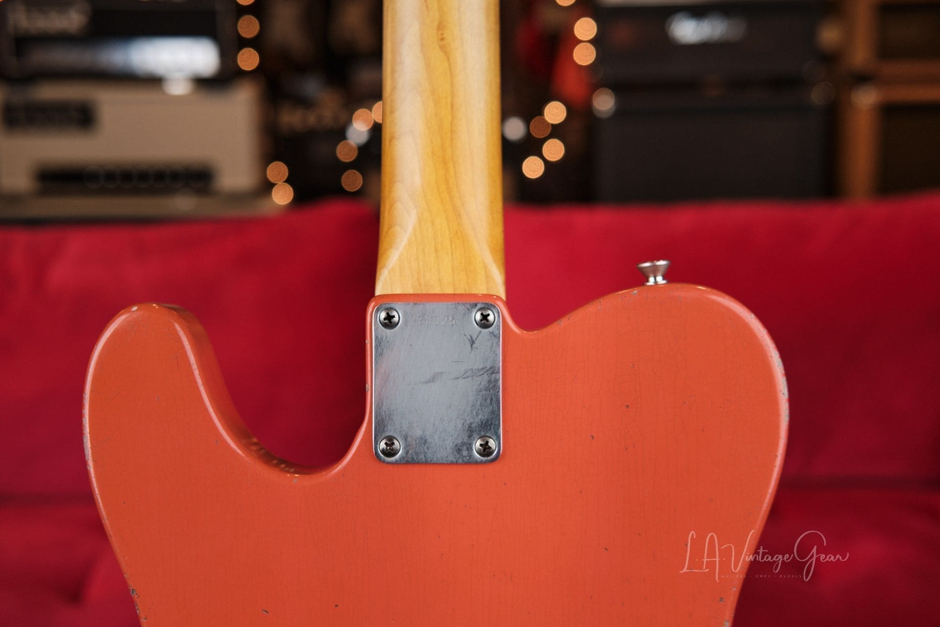 M.B. Guitars '64-T - In Faded Fiesta Red, Just In! - Image 8