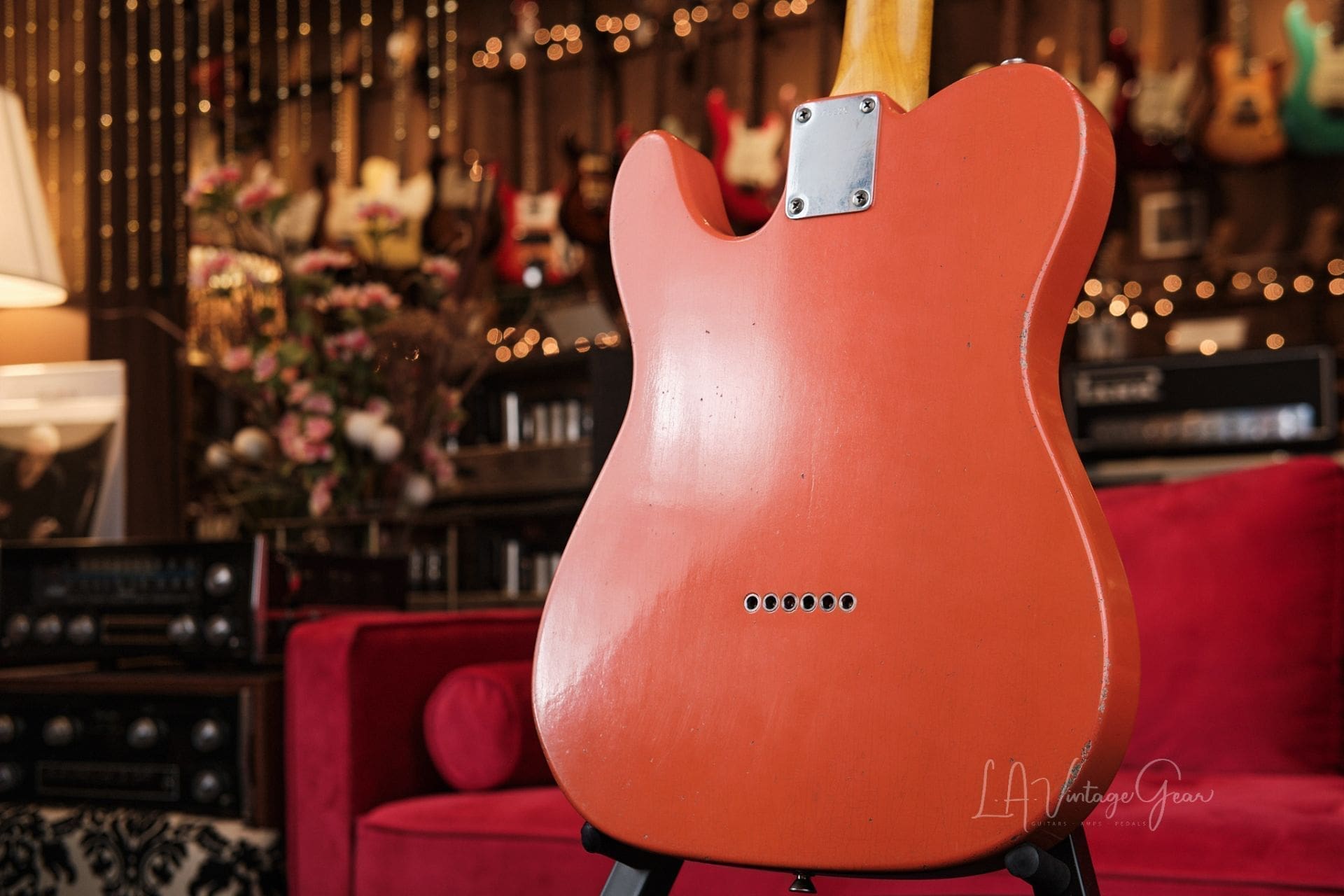 M.B. Guitars '64-T - In Faded Fiesta Red, Just In! - Image 11