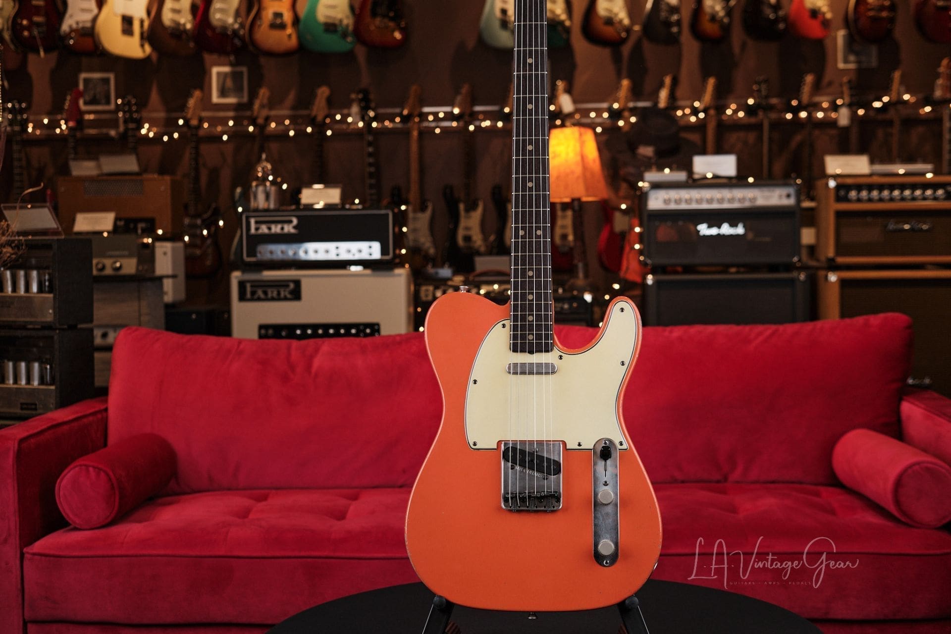 M.B. Guitars '64-T - In Faded Fiesta Red, Just In! - Image 2