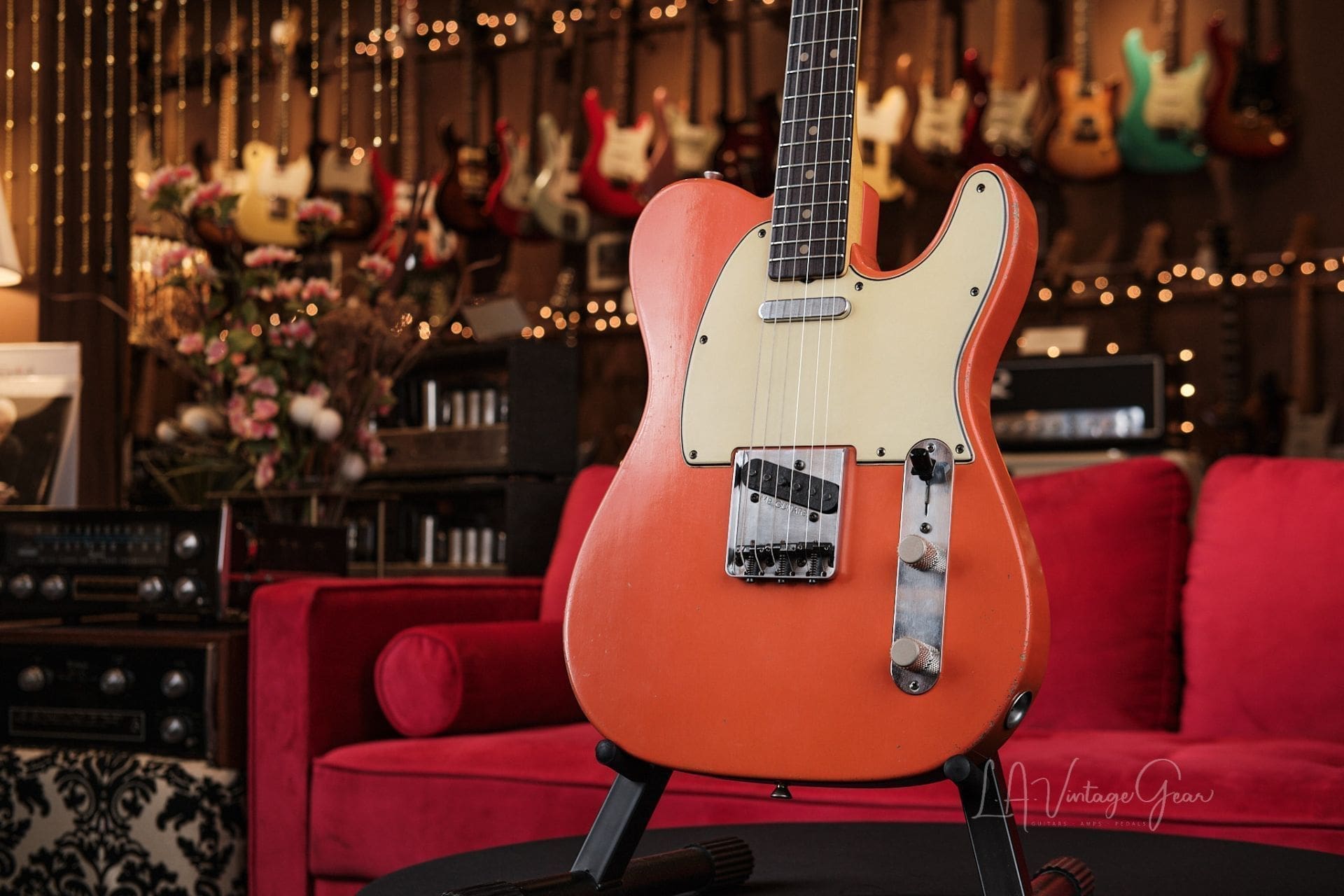 M.B. Guitars '64-T - In Faded Fiesta Red, Just In!