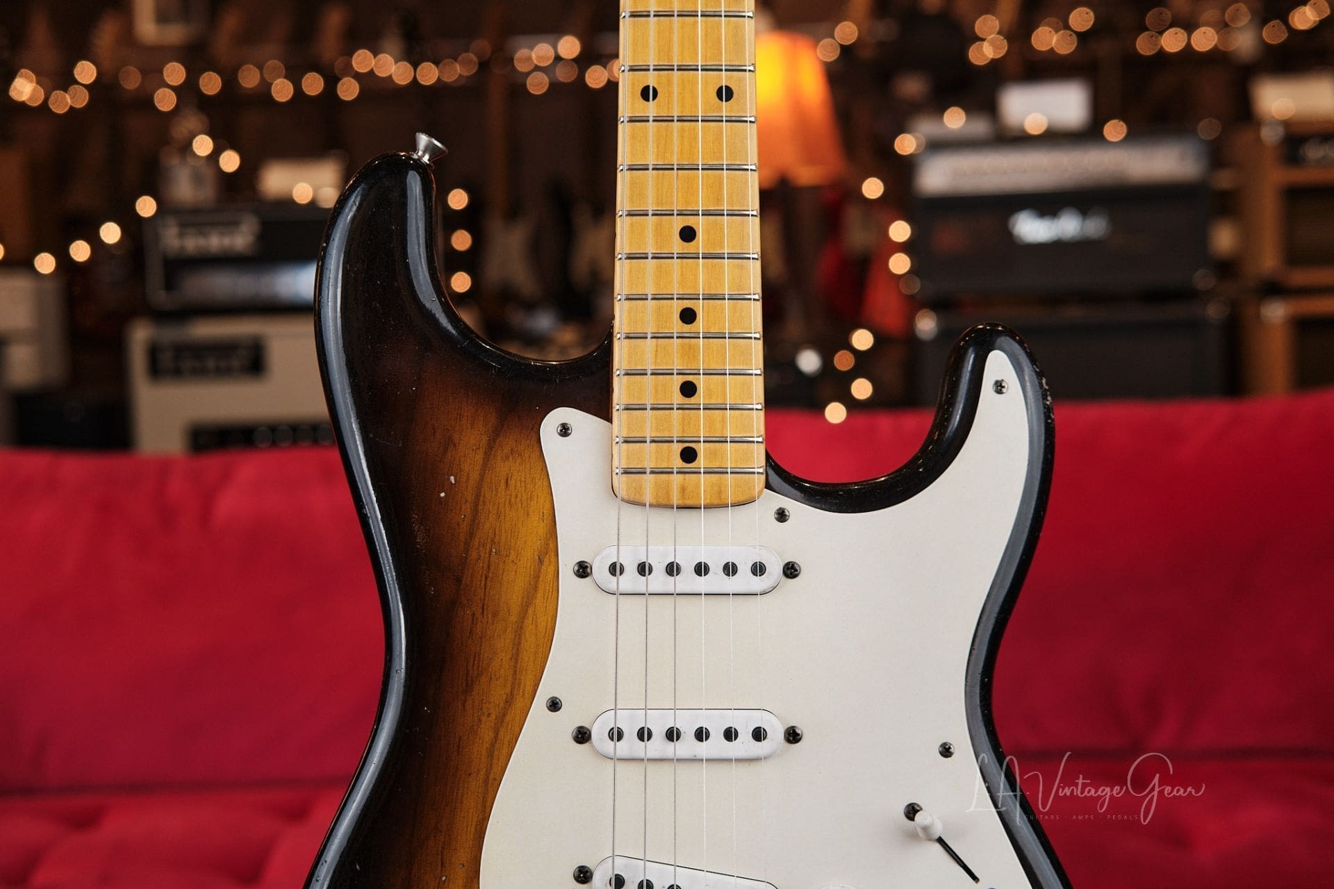M.B. Guitars '55-S - In Tobacco Sunburst, Just In! - Image 4