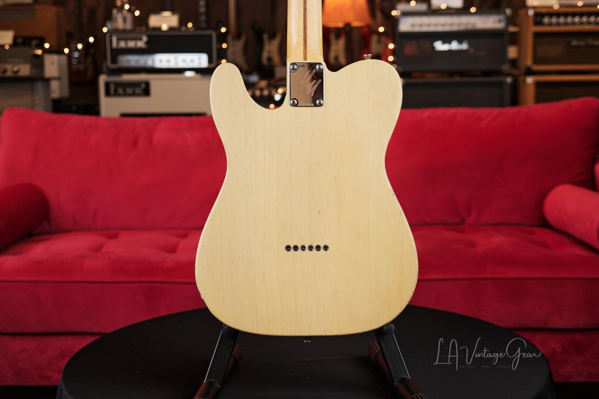 Mario Martin "Model T" Electric Guitar - Relic'd Nocaster Blonde Finish & Fralin Pickups! - Image 8