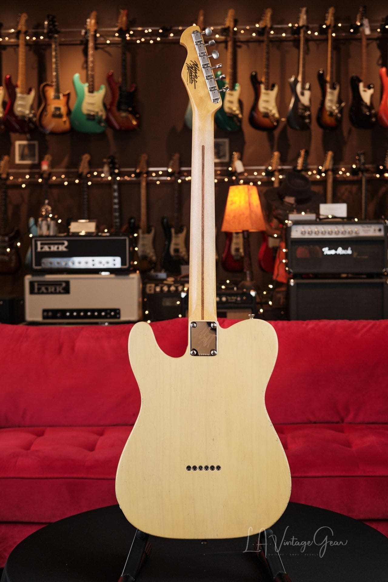 Mario Martin "Model T" Electric Guitar - Relic'd Nocaster Blonde Finish & Fralin Pickups! - Image 7