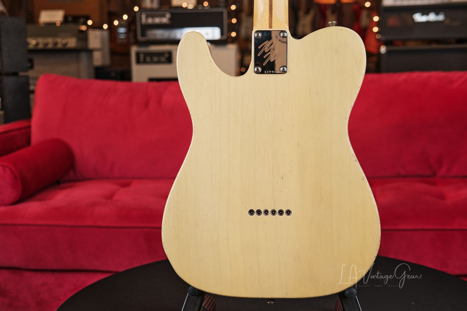 Mario Martin "Model T" Electric Guitar - Relic'd Nocaster Blonde Finish & Fralin Pickups! - Image 9