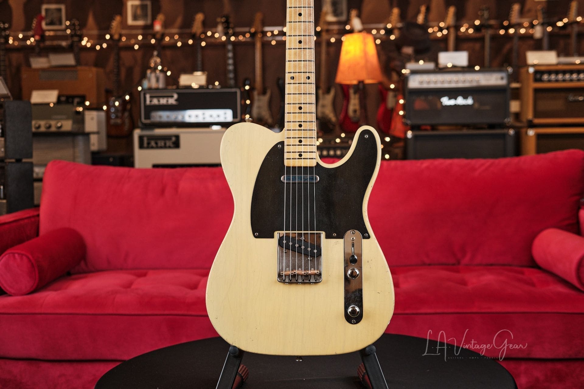 Mario Martin "Model T" Electric Guitar - Relic'd Nocaster Blonde Finish & Fralin Pickups! - Image 2