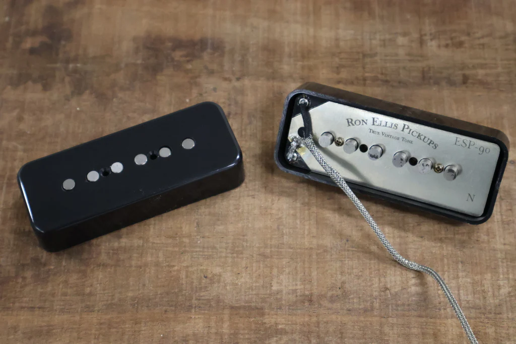 Ron Ellis Ellisonic P90 Black Soapbar Electric Guitar Pickups Set