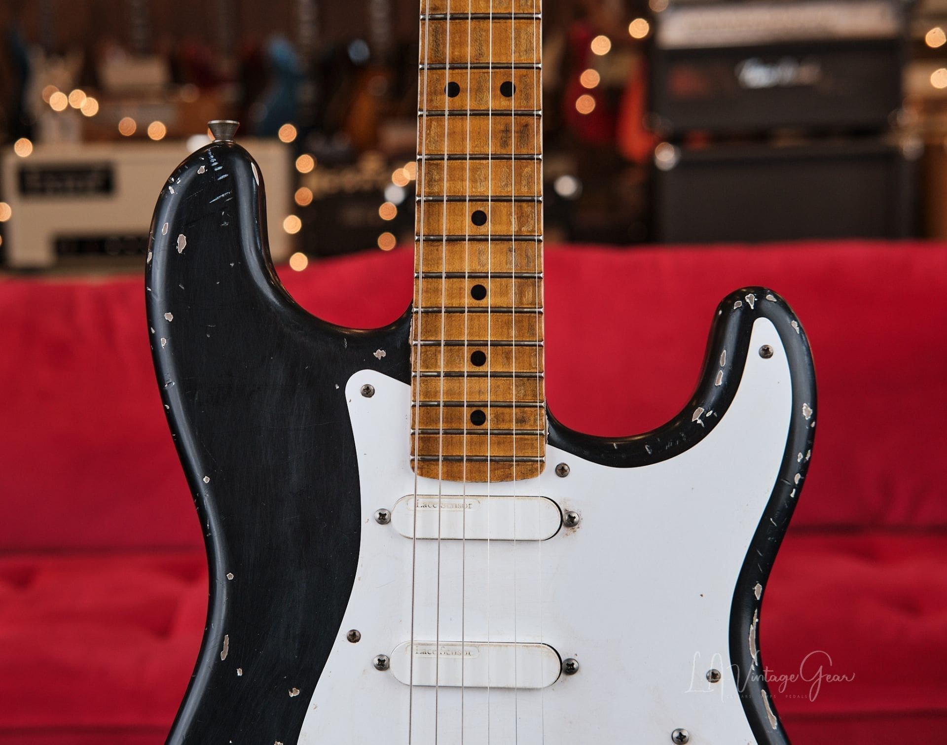 CRUCIBLE L.A. GUITARS "Blackie" Replica – With COA and Crossroads Pedal! - Image 3